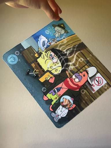 Preview pic of SpongeBob and Patrick Hoodlum Mouse Pad