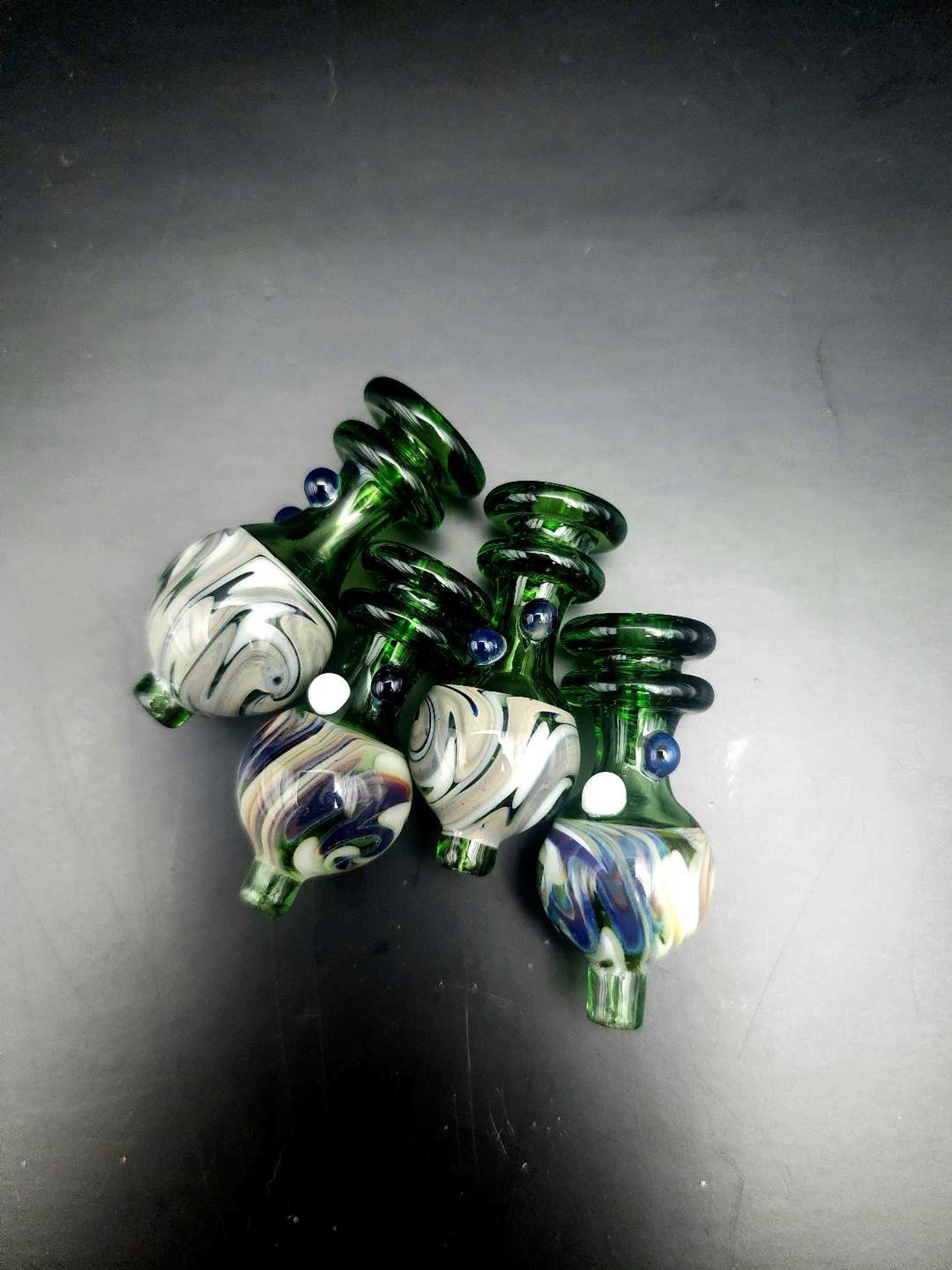 Fistpickle Glass 4 Puffco/Carta size bubble caps image 0