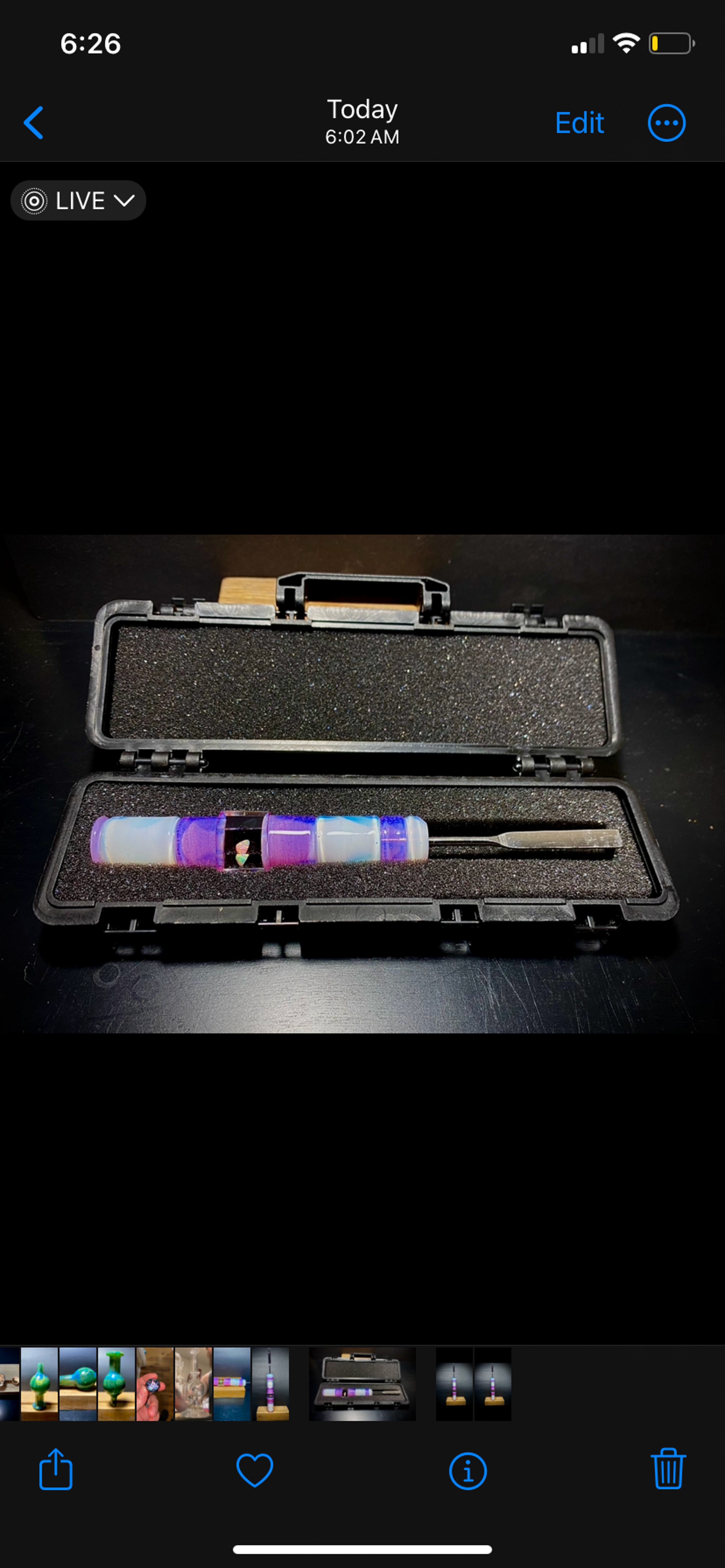 Preview pic of Purple lilac x ghost v2 dabber
