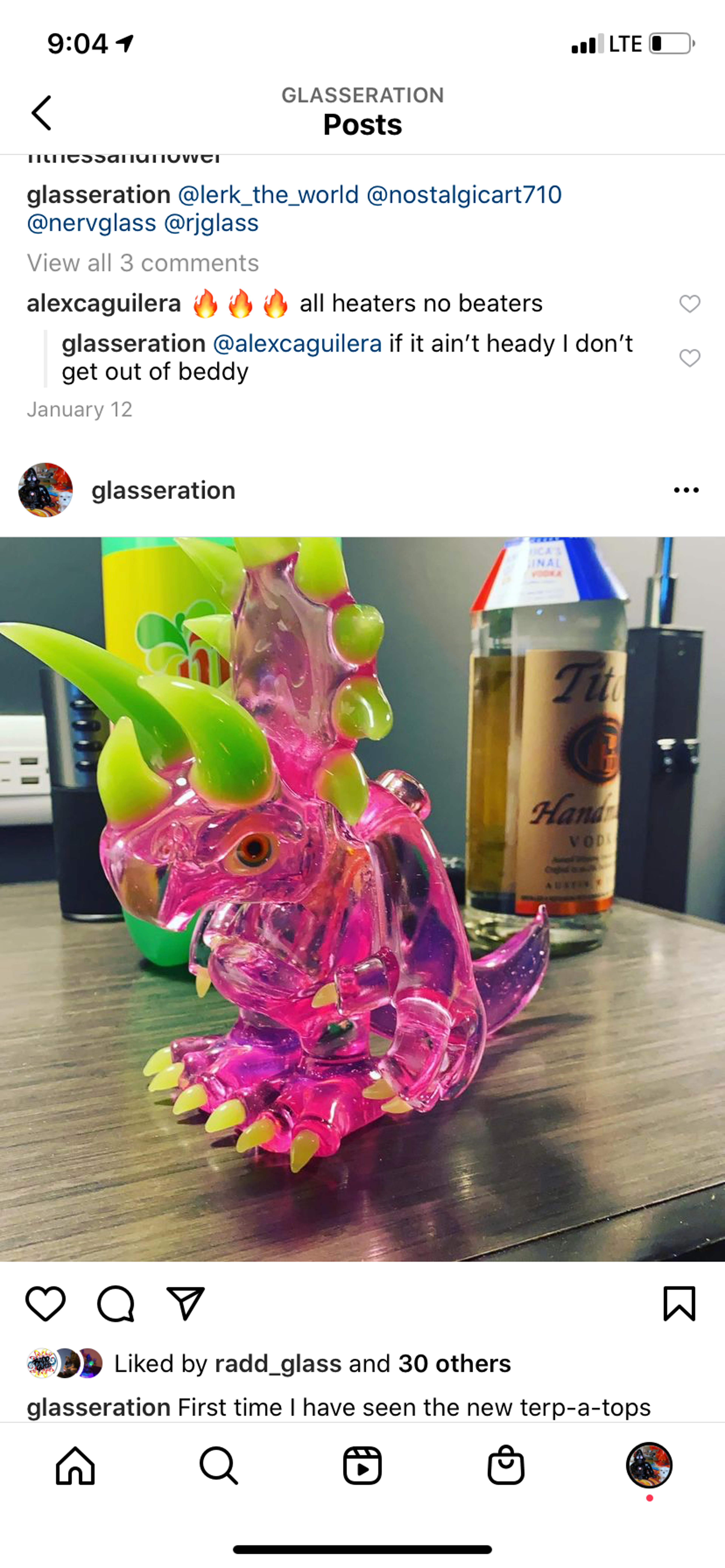 Preview pic of Nerv Glass Triceratops