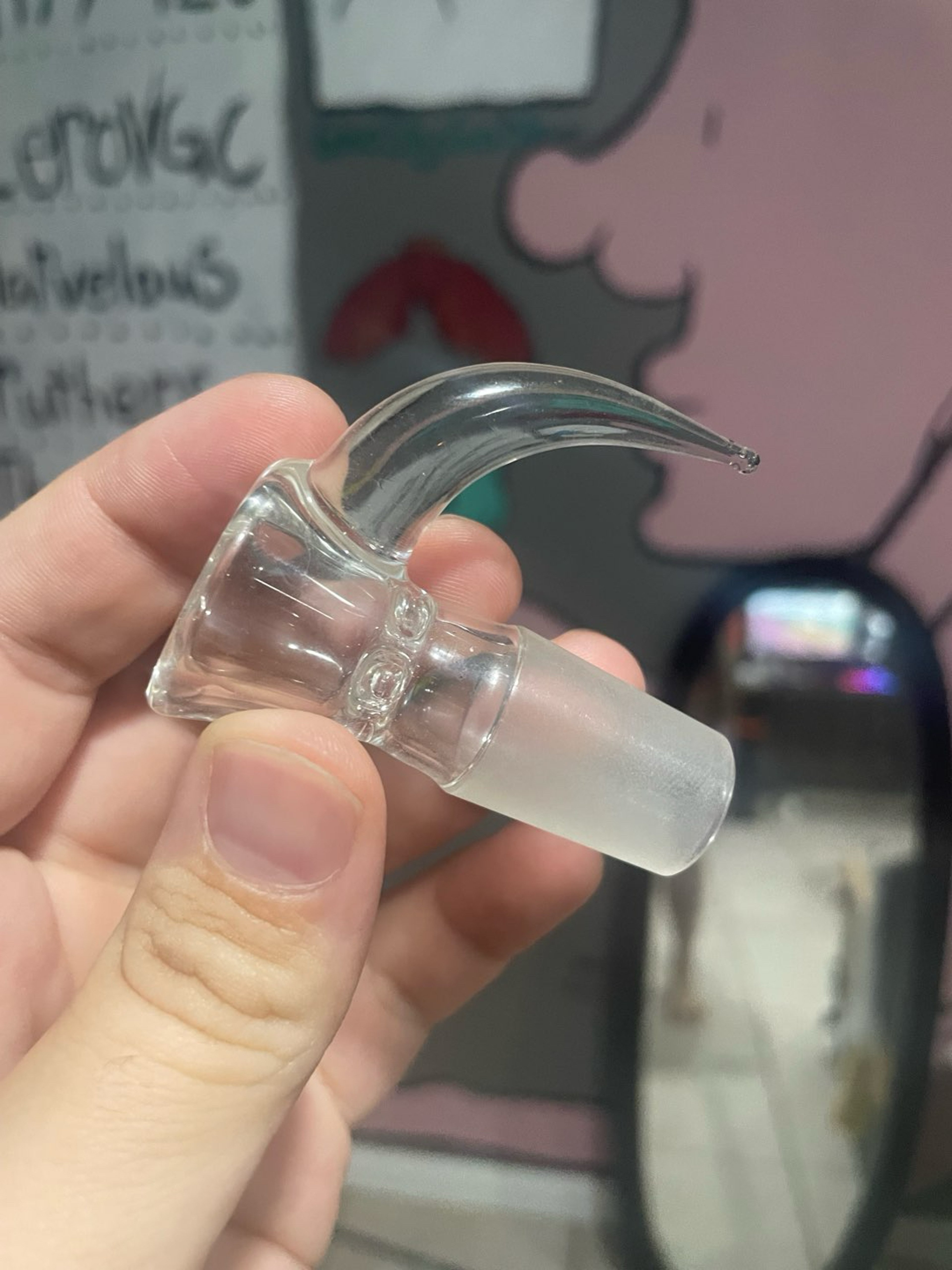 Preview pic of Clear 2kglassart 18mm 4hole hook