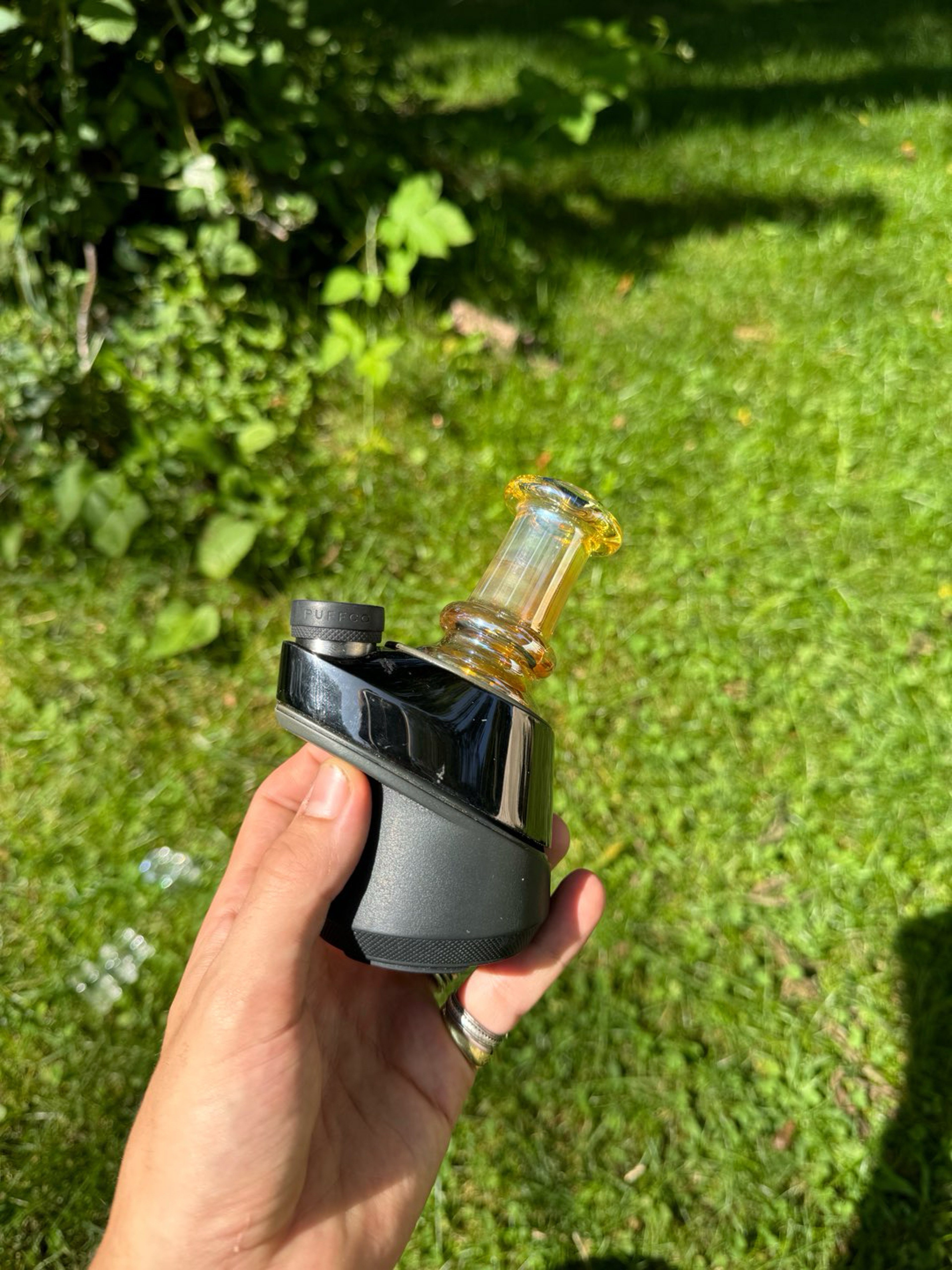 Preview pic of Silver Fumed Puffco Pear dry