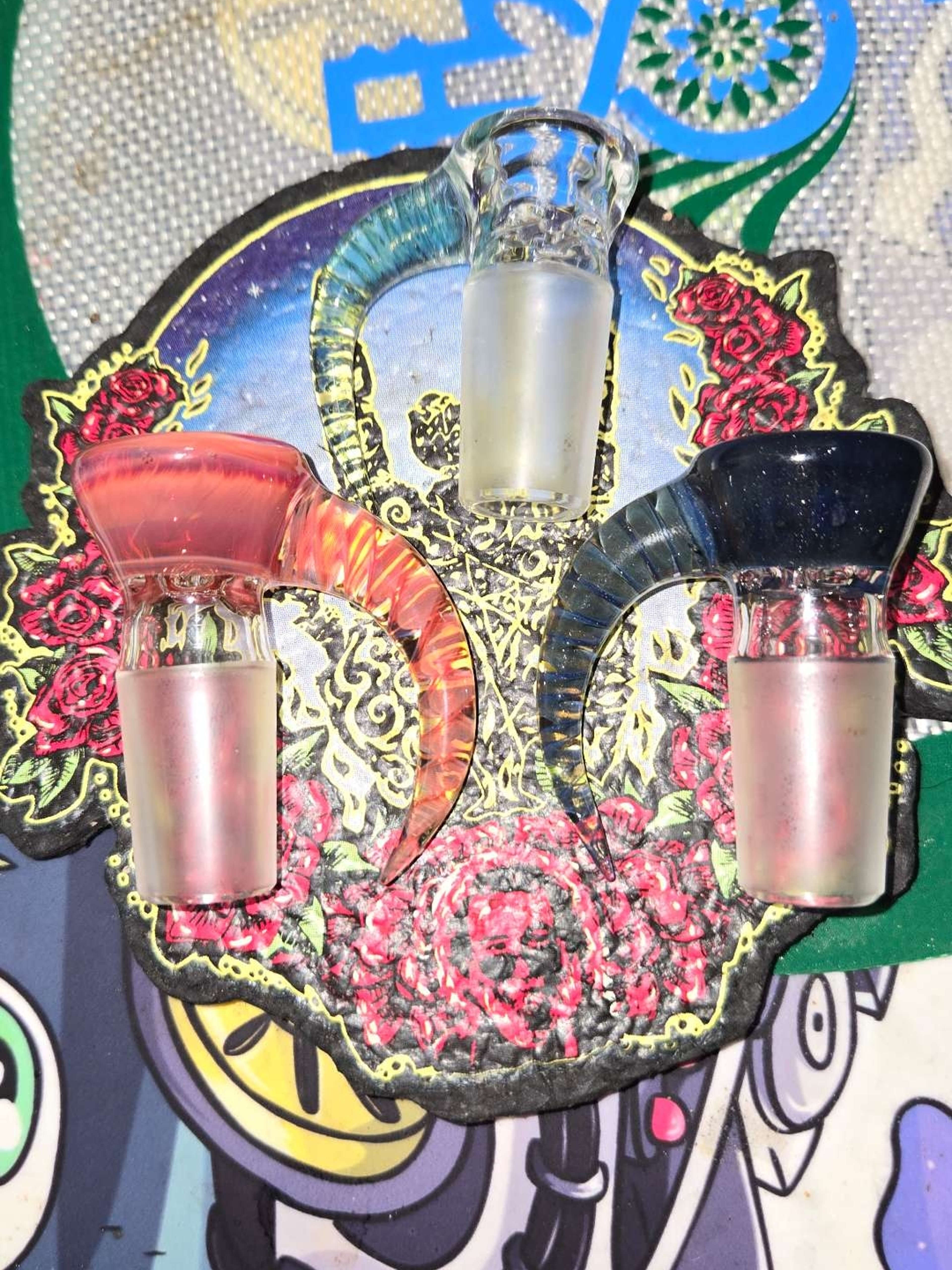 Preview pic of 5 hole moose glass slides