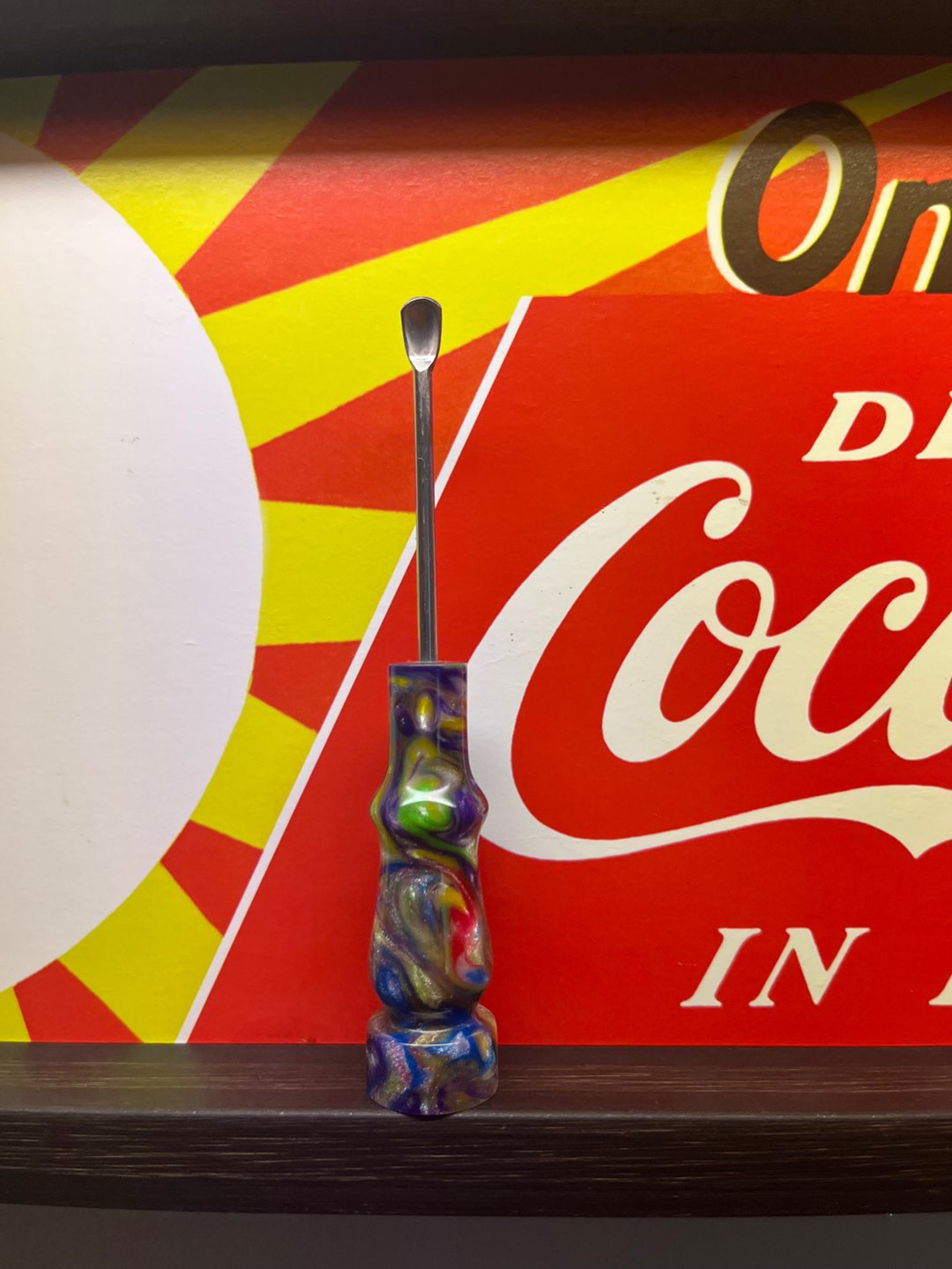 Preview pic of Tenacious Tools Spade Galaxy Tie Dye Dabber