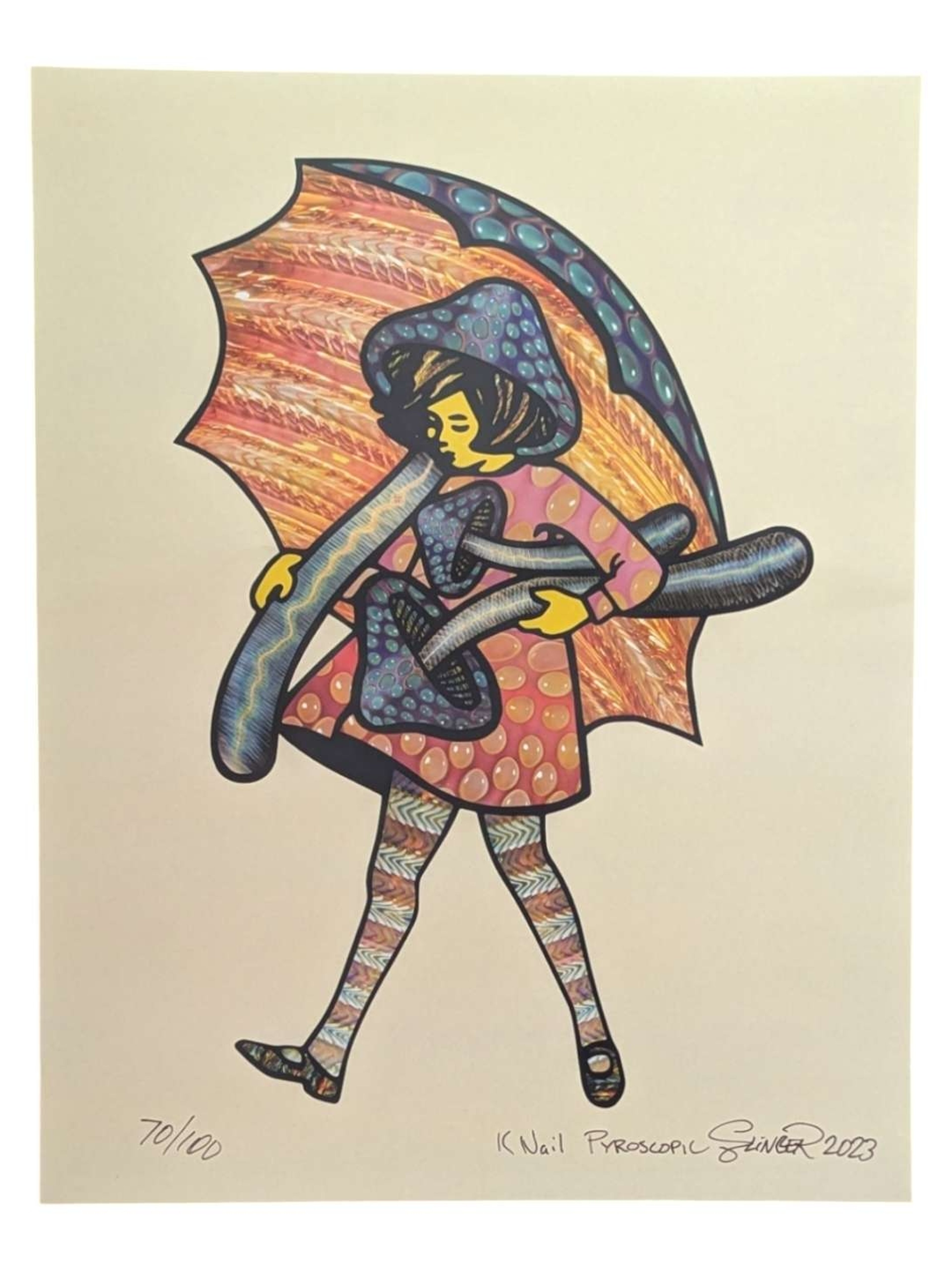 Preview pic of Slinger x Stress Less "Fume Shroom" Print