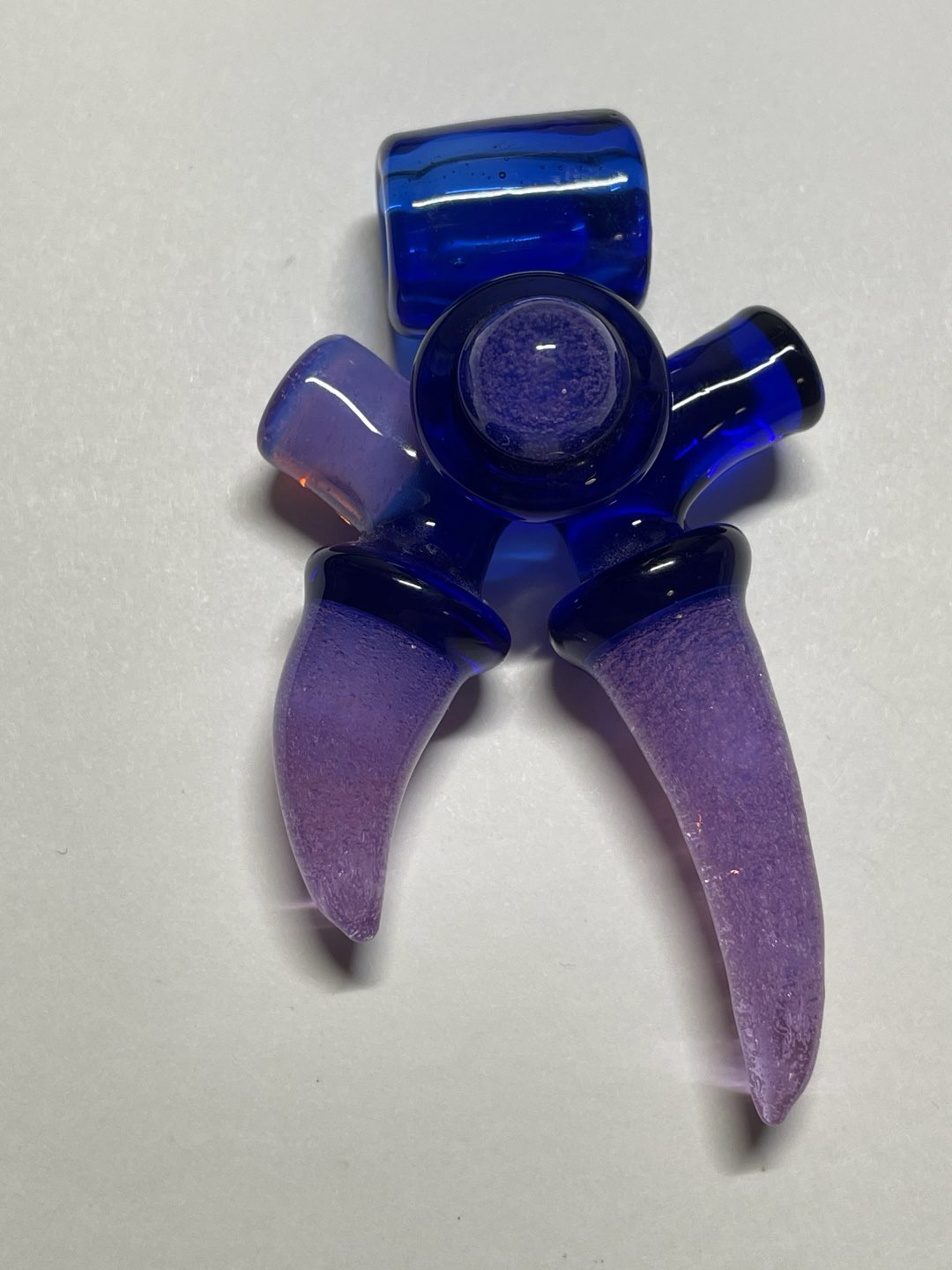 Preview pic of Forge glass purple and blue pendant