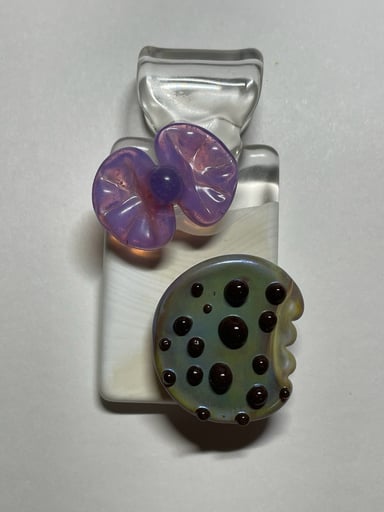 Preview pic of Dollhouse glass milk and cookie pendant