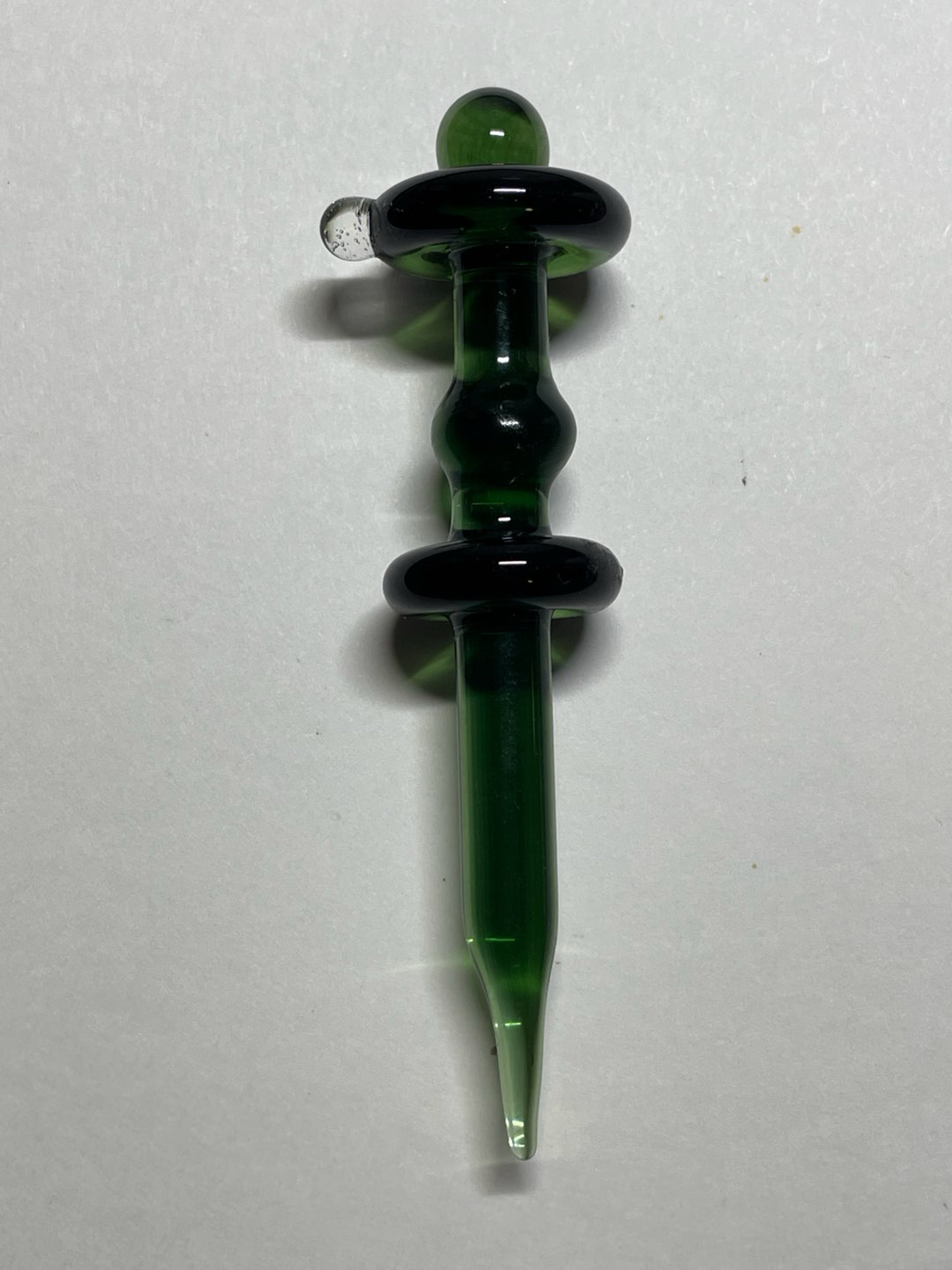 Preview pic of Tobias aint strange glass Green glass dabber