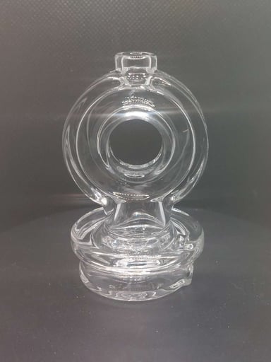 Preview pic of RandOhm Glass Ohm - Puffco Peak Dry Top (Clear)