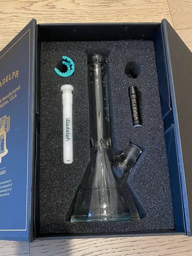 Preview pic of Illadelph Teal/Blue 12' Mini Beaker