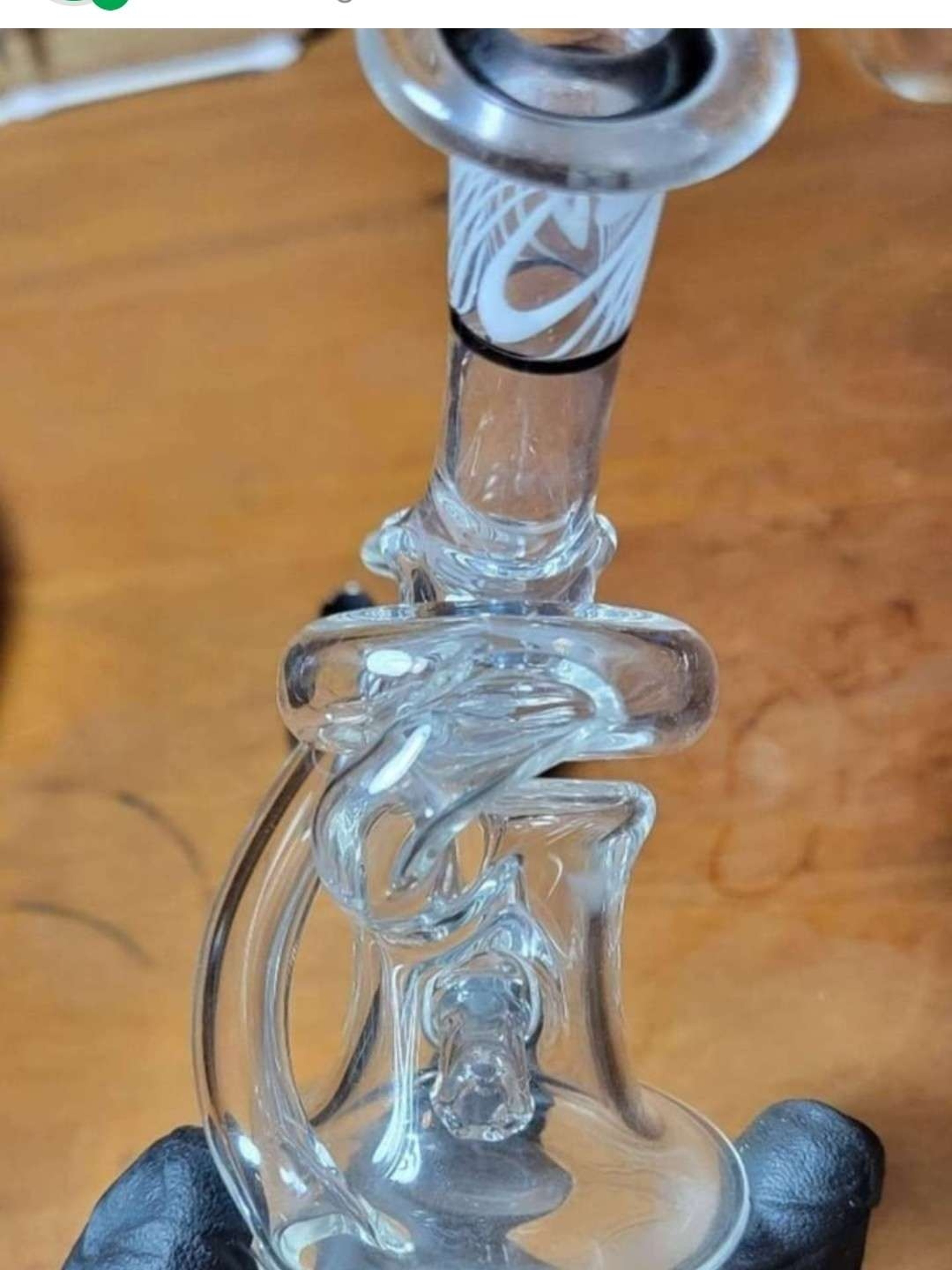 Preview pic of Repost* silva works glass mini off axis recycler
