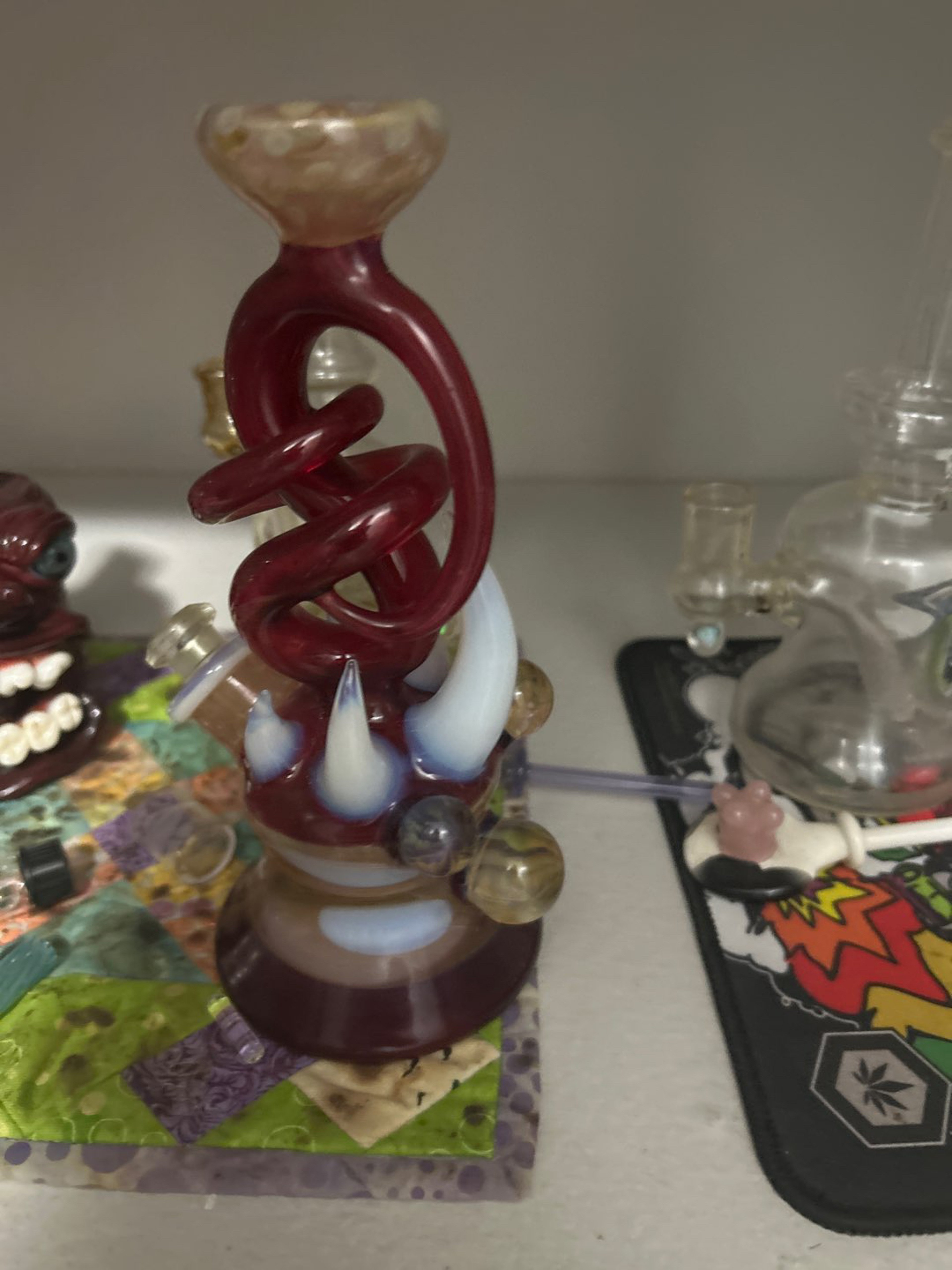 Preview pic of Jfk glass x cambria glass collab tube