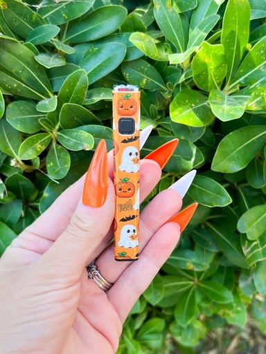 Preview pic of Orange Ghosts and Pumpkins 510 Threaded Battery
