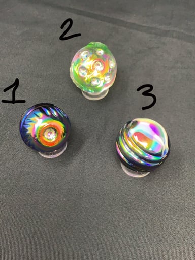 Preview pic of Antony Rigles Liquid Dichro Marbles