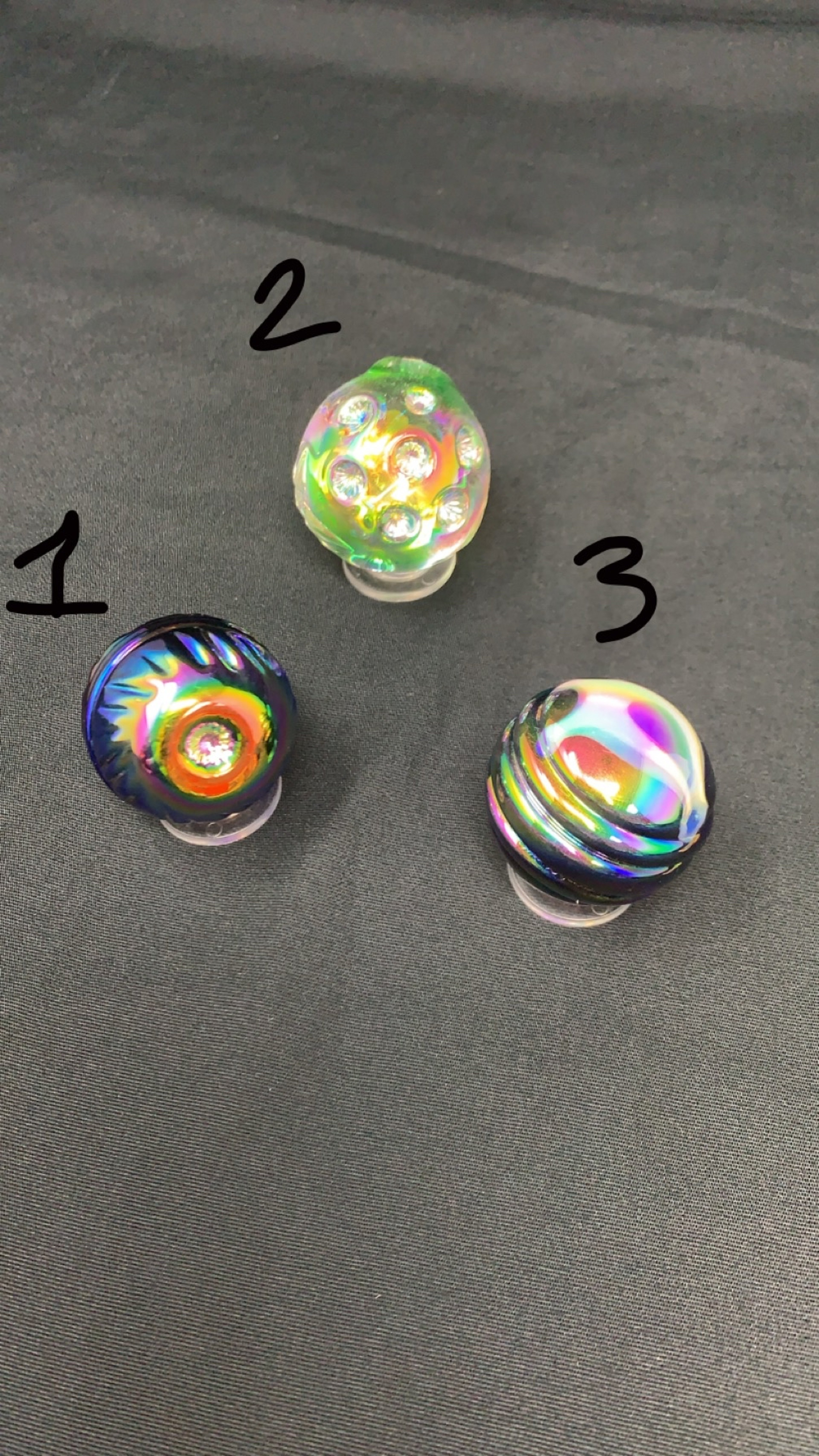 Preview pic of Antony Rigles Liquid Dichro Marbles