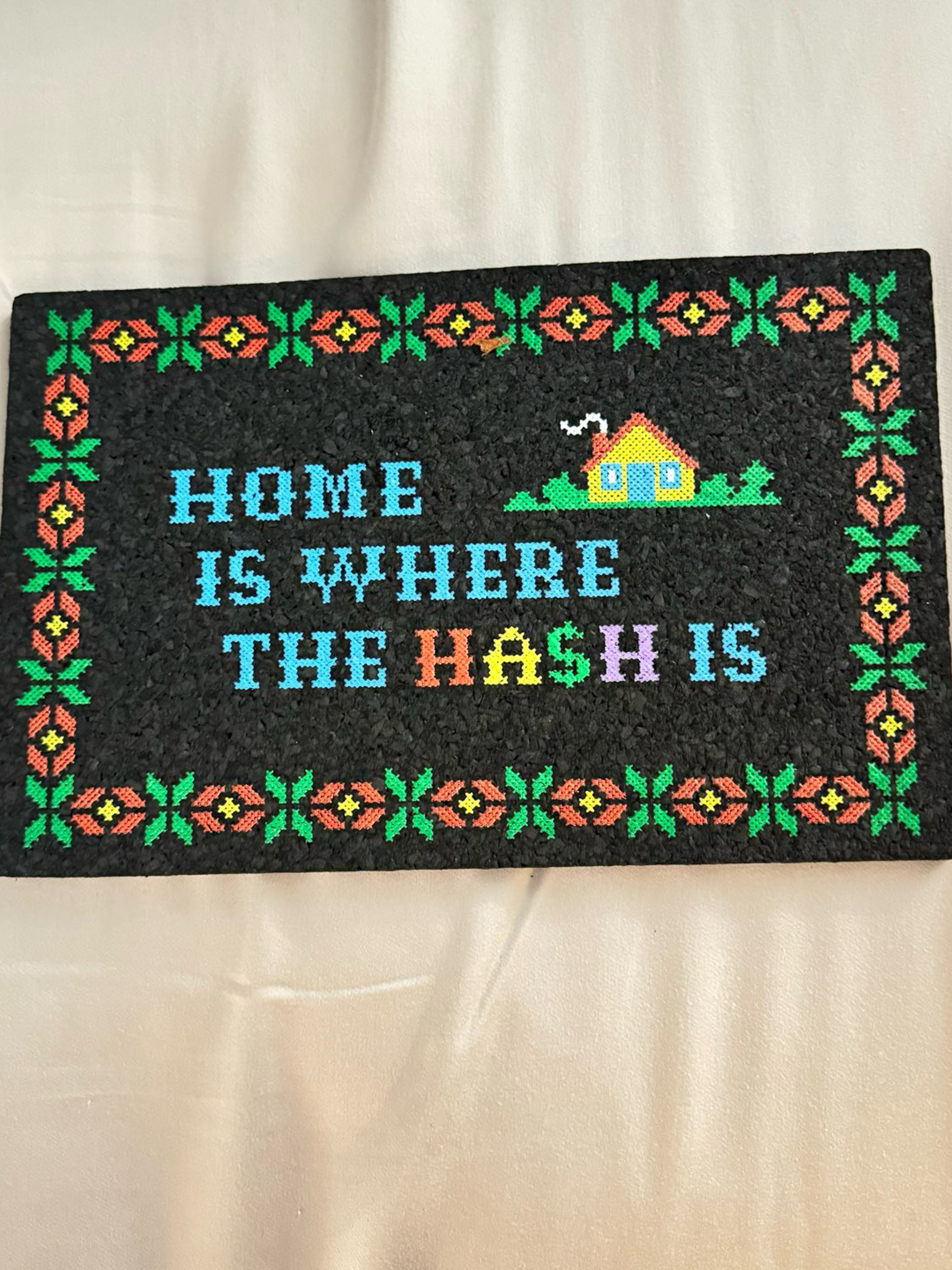Preview pic of Home is Where the Hash is Mood Mat uv glow limited edition