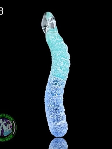 Preview pic of Emperial Glass - Pendant #8 - Sour Gummy Worm