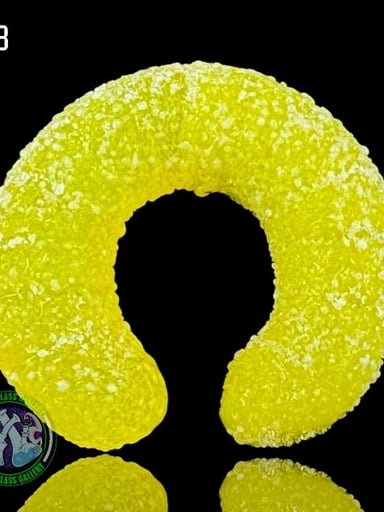 Preview pic of Emperial Glass - Marble/Cap Stand #3 - Sour Gummy Worm