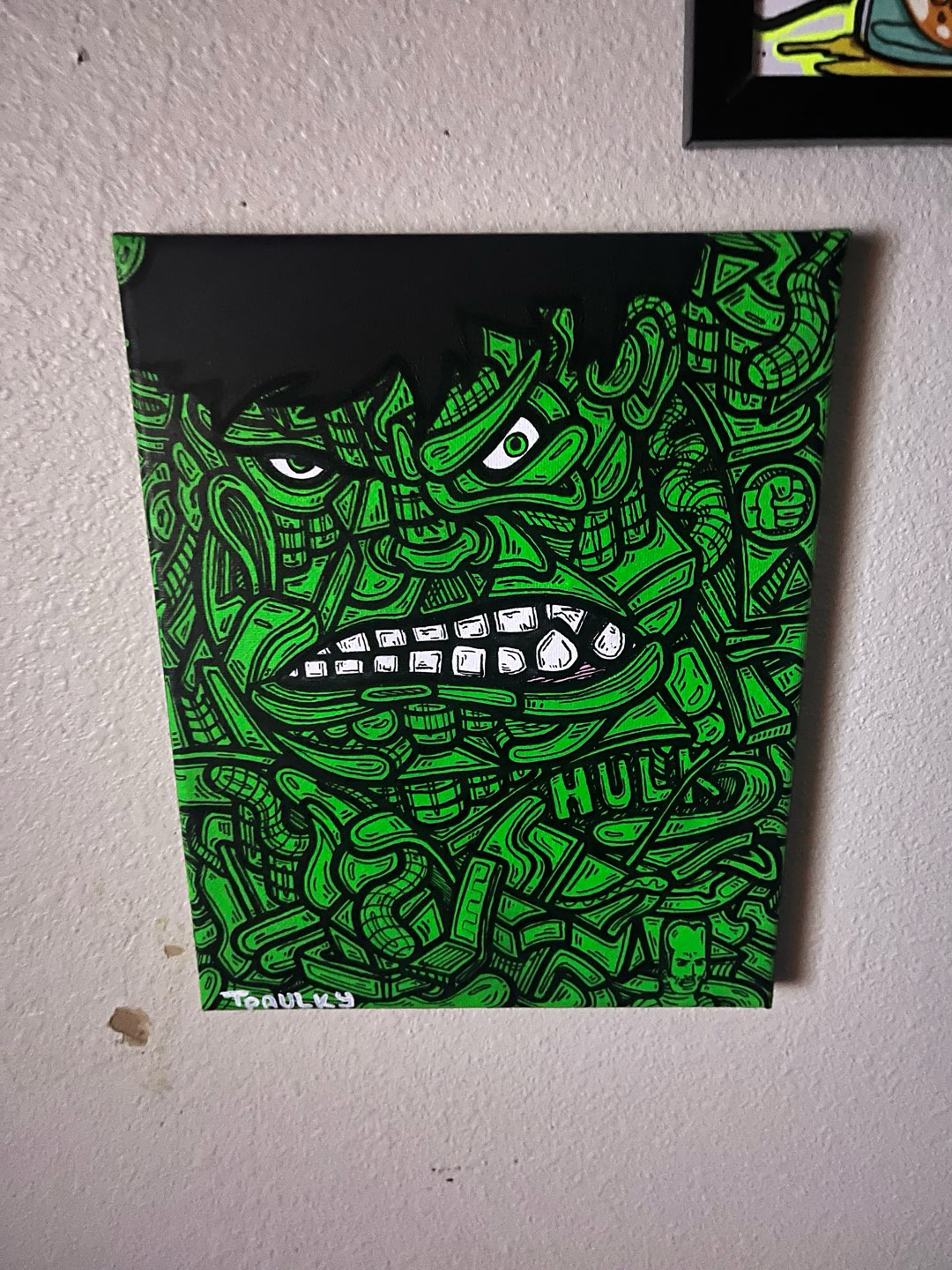 Tyler Paulky UV Hulk Canvas image 0