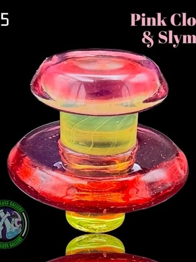 Preview pic of Camp Fire Quartz - Control Tower Cap #15 - Pink Cloud & Slyme