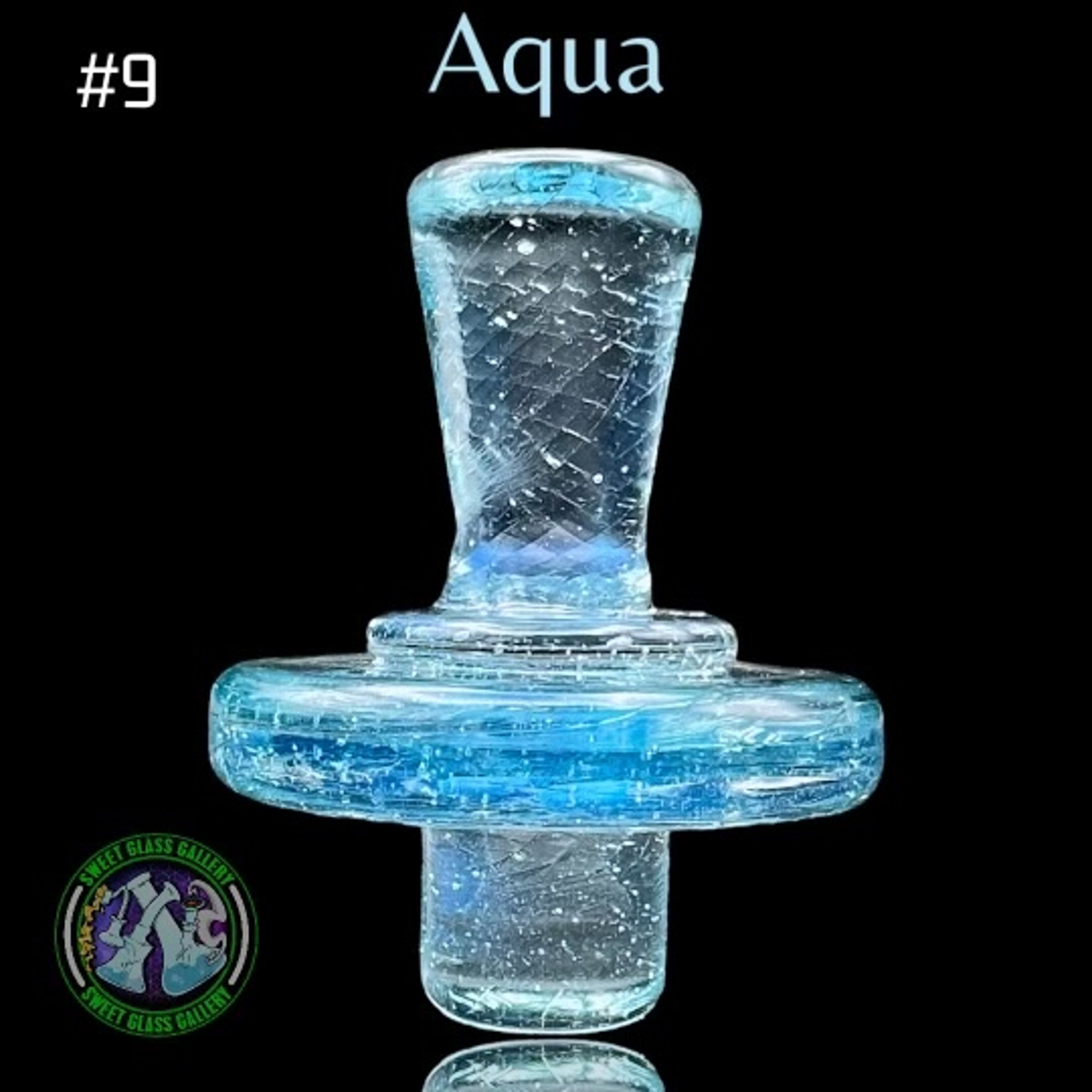 Preview pic of Camp Fire Quartz - Control Tower Cap #9 - Aqua