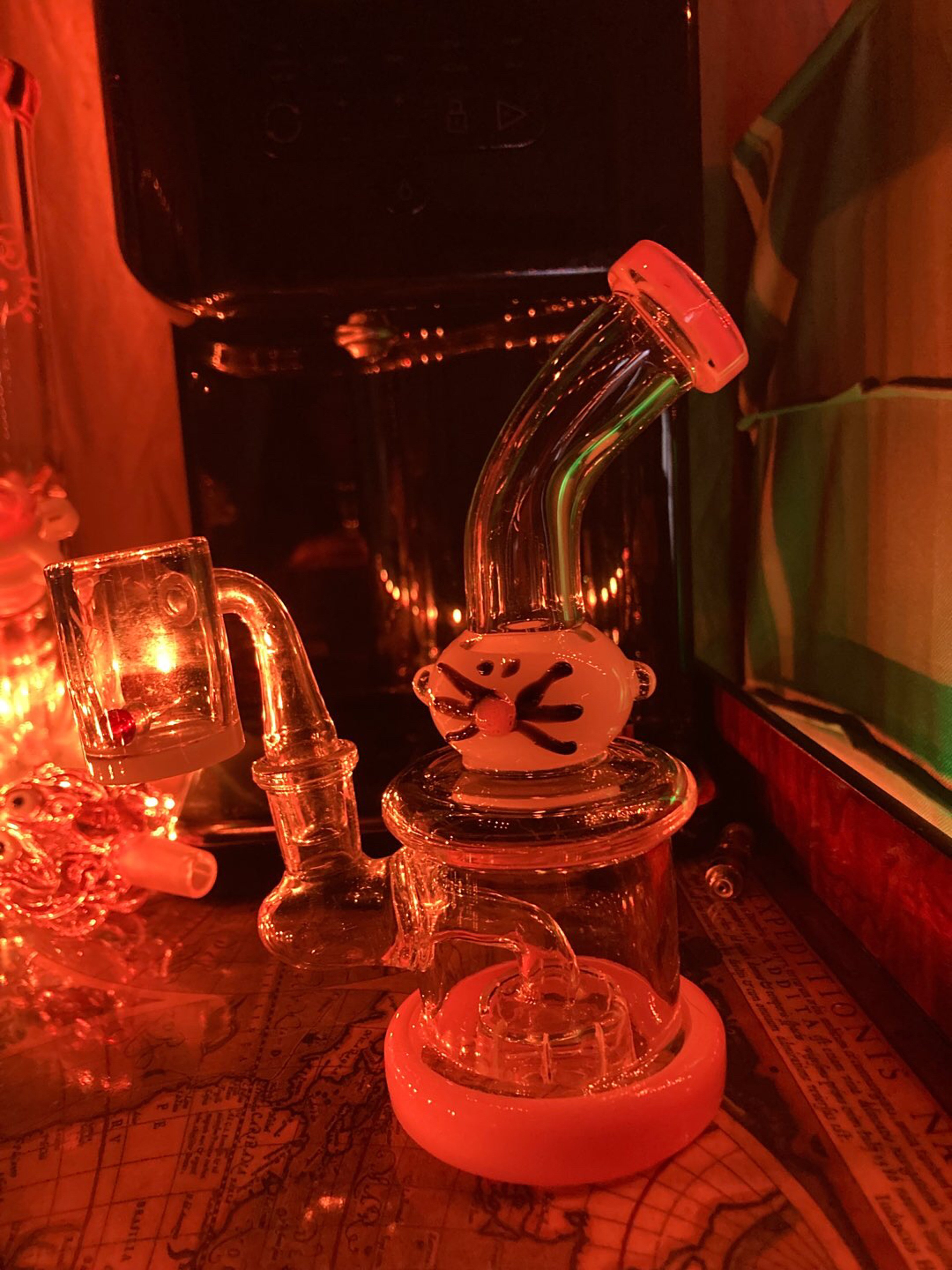 Preview pic of Cat dab rig setup