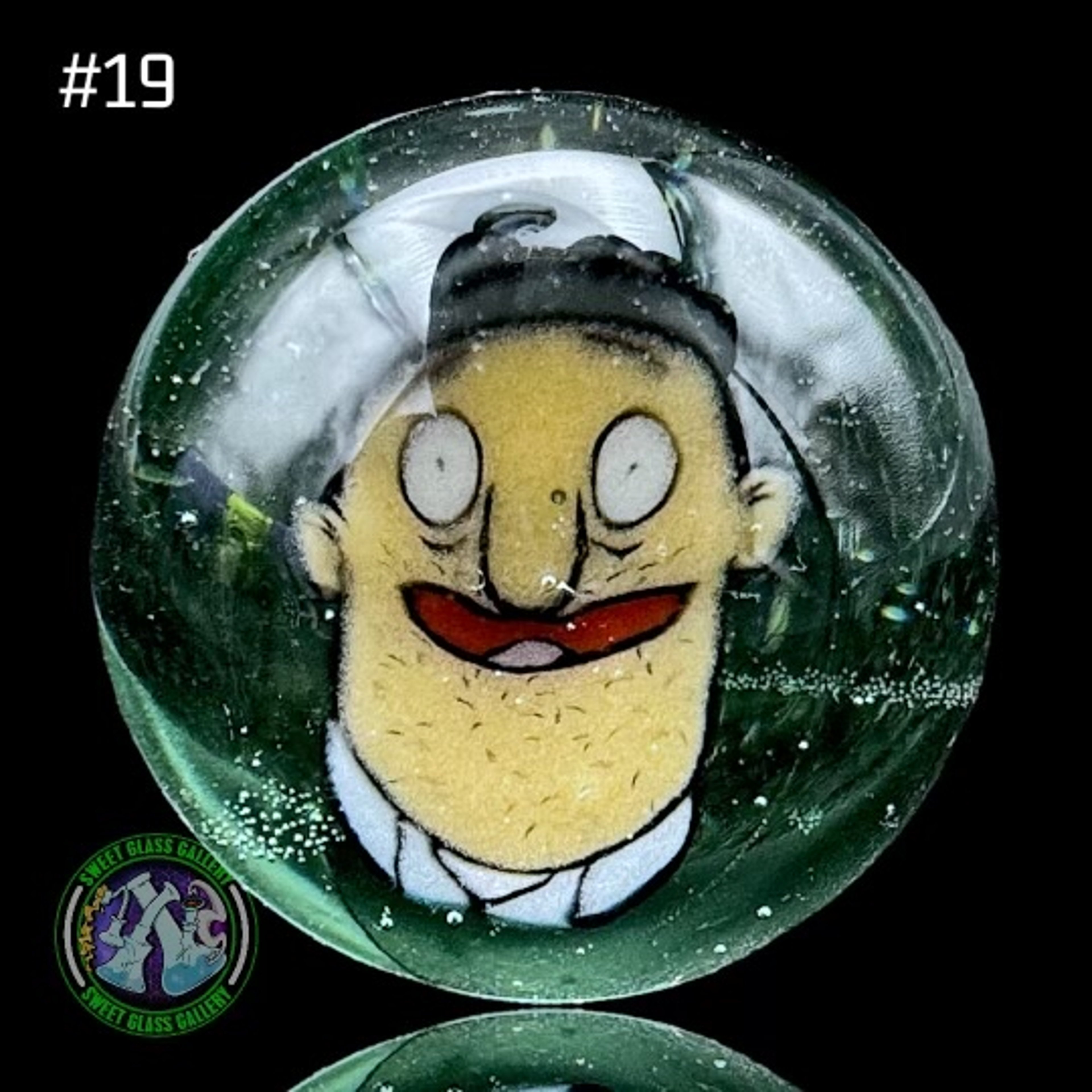Preview pic of Keys Glass - Marble #19 - Teddy Bob’s Burger