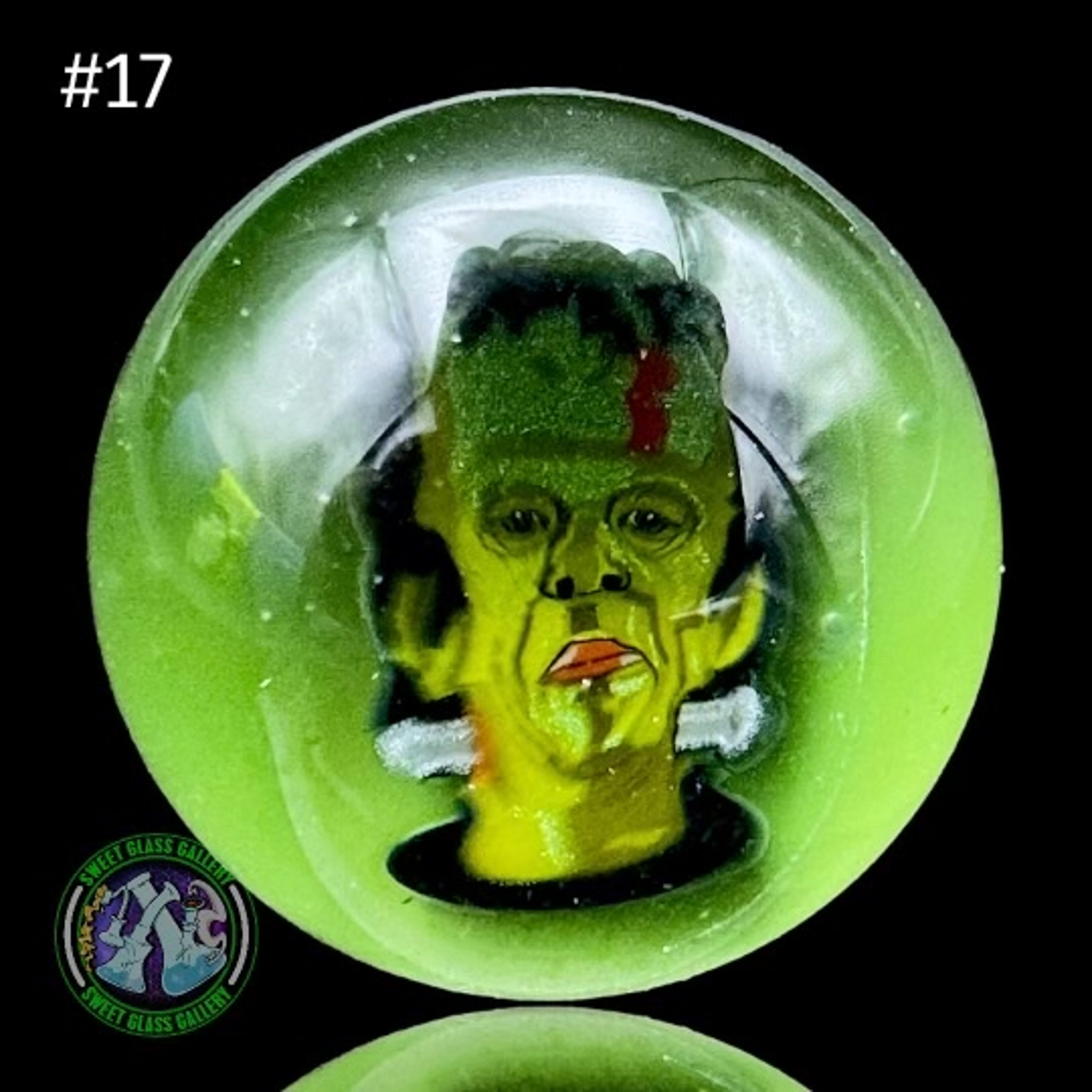 Preview pic of Keys Glass - Marble #17 - Frankenstein