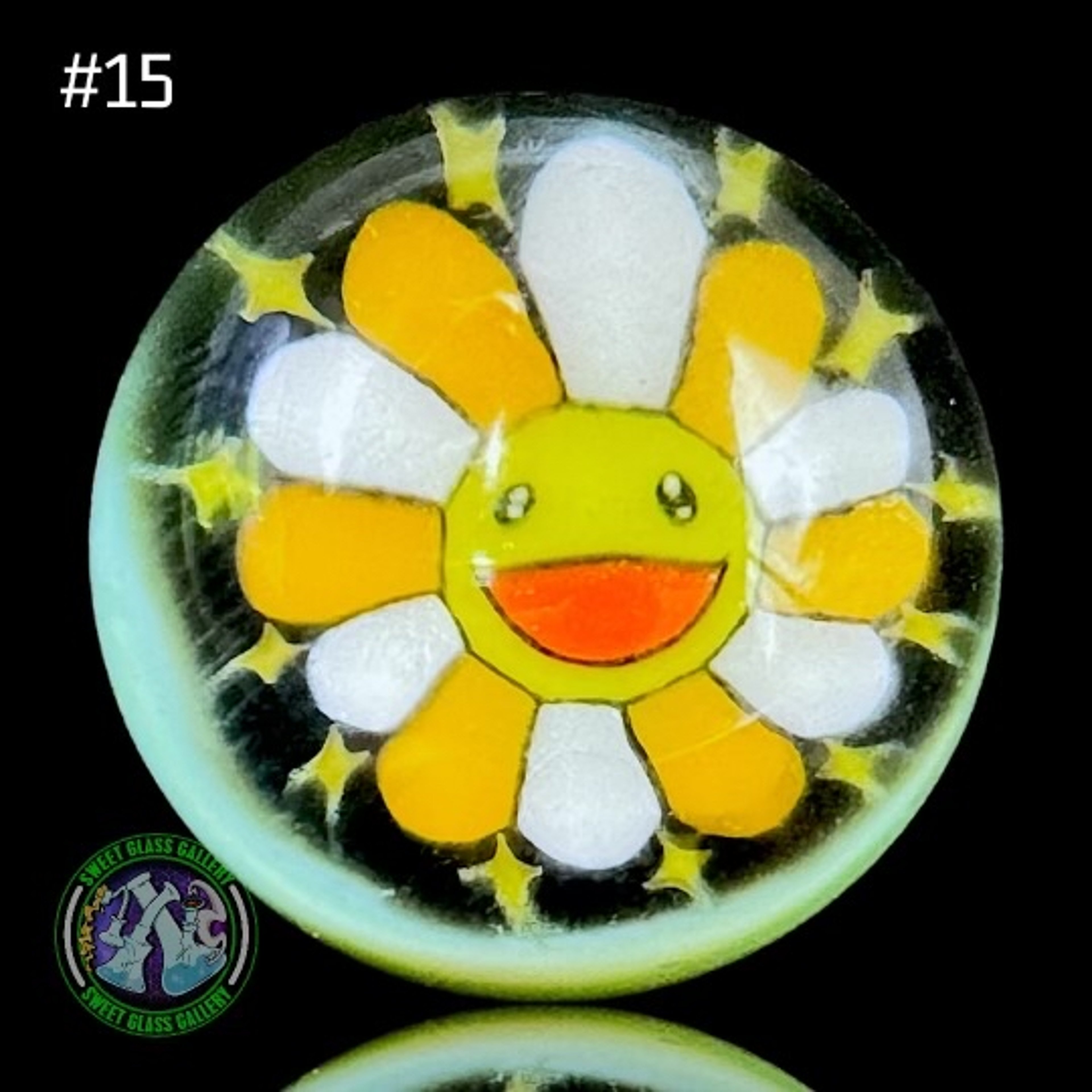 Preview pic of Keys Glass - Marble #15 - Takashi Murakami