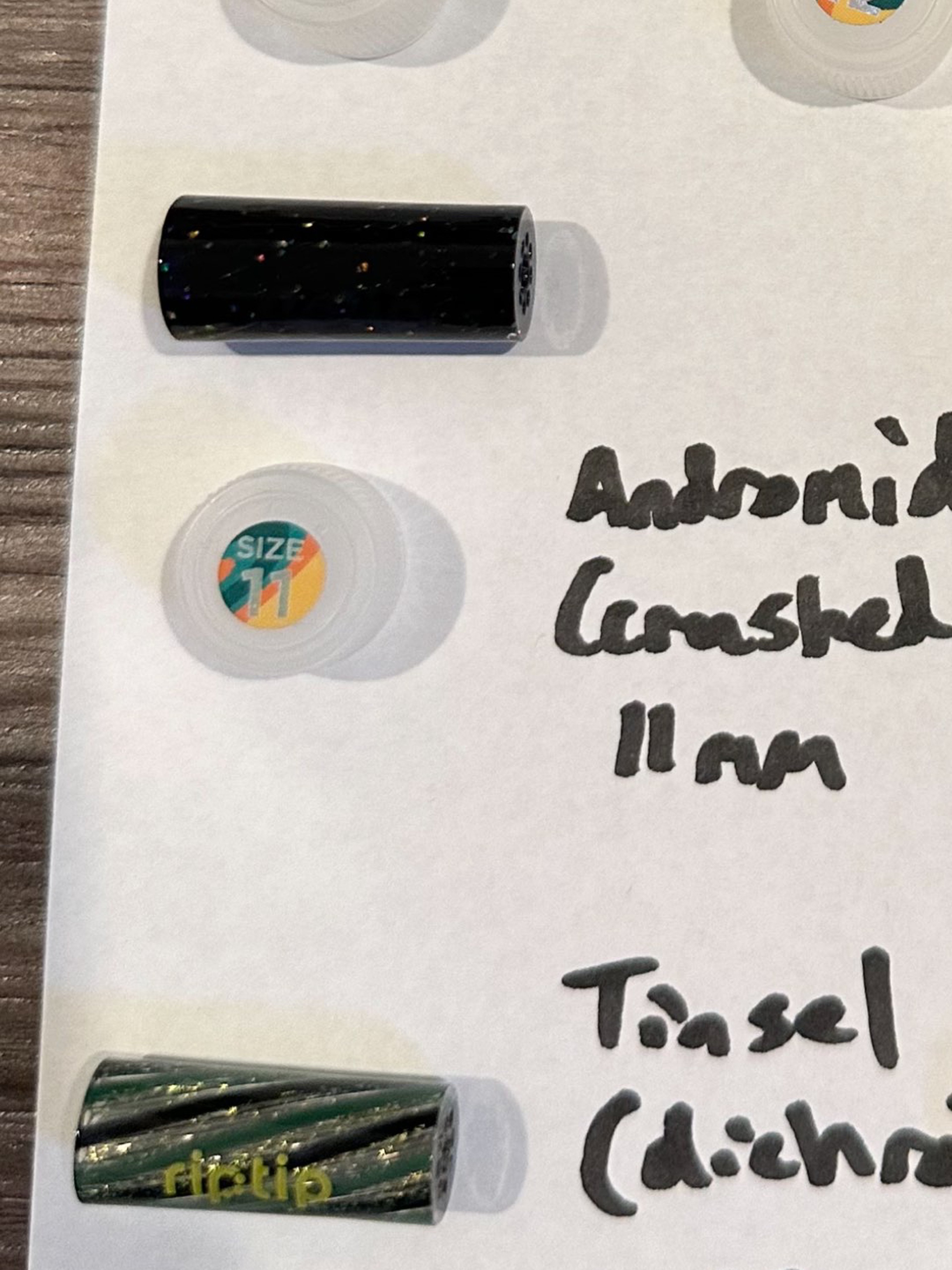 Preview pic of Tinsel, Tutt Frutti, Andromida, Elm street (reserved for EJ)