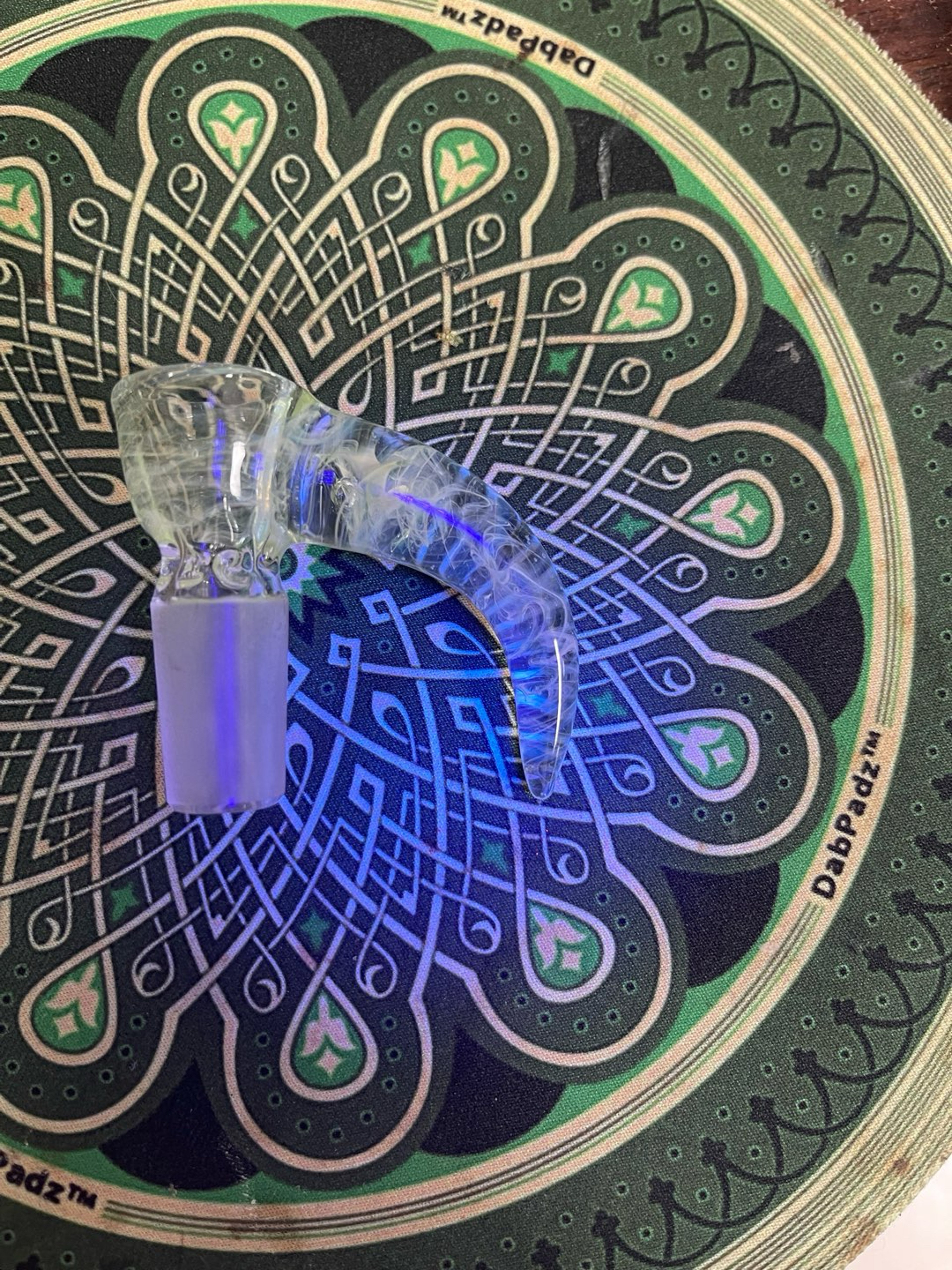 Preview pic of 14mm Sl ide Silver fume x lime green x lil pinch of Blu v