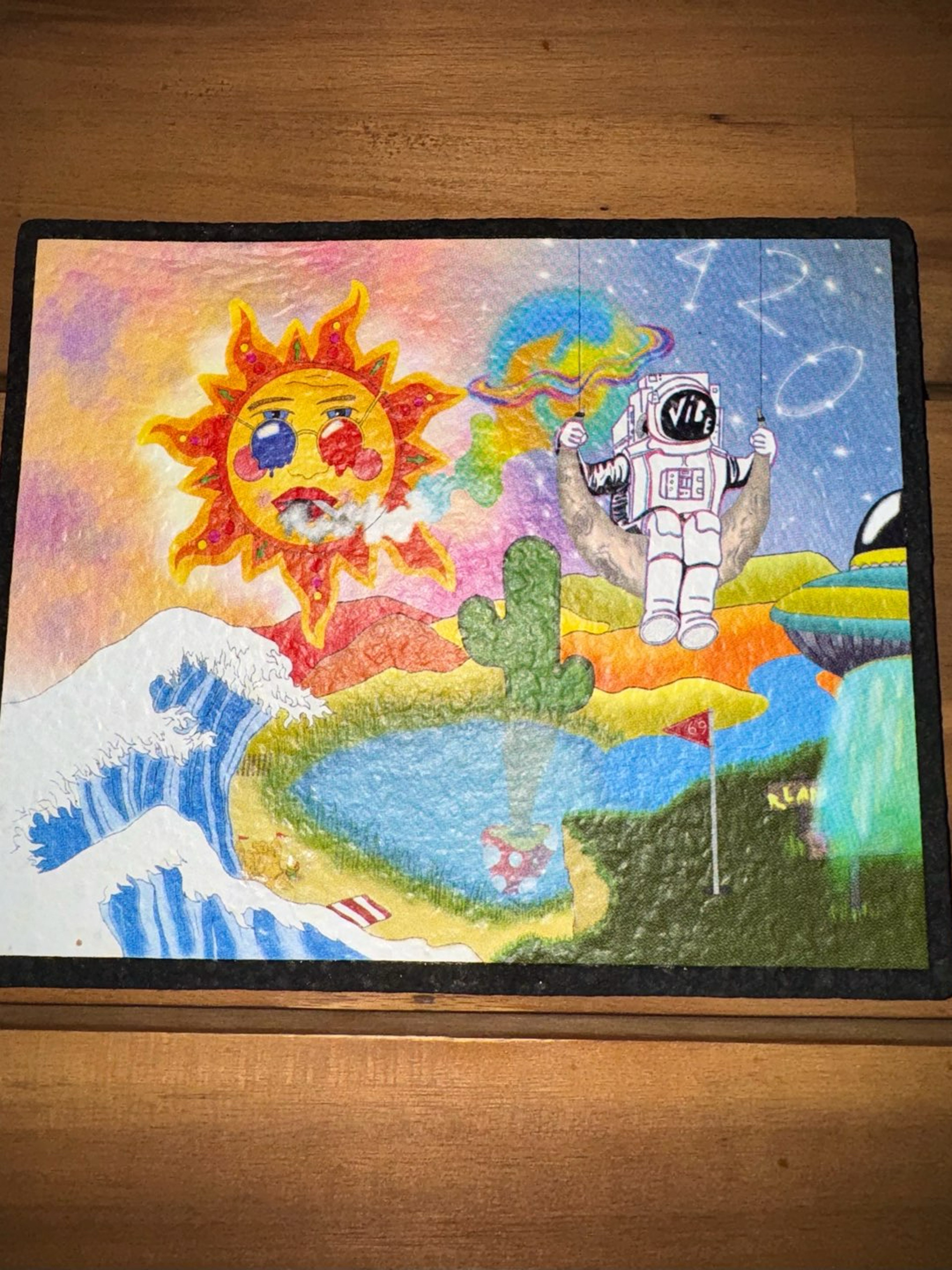 Preview pic of Fire OG Moodmat (unknown artist) # 2/100