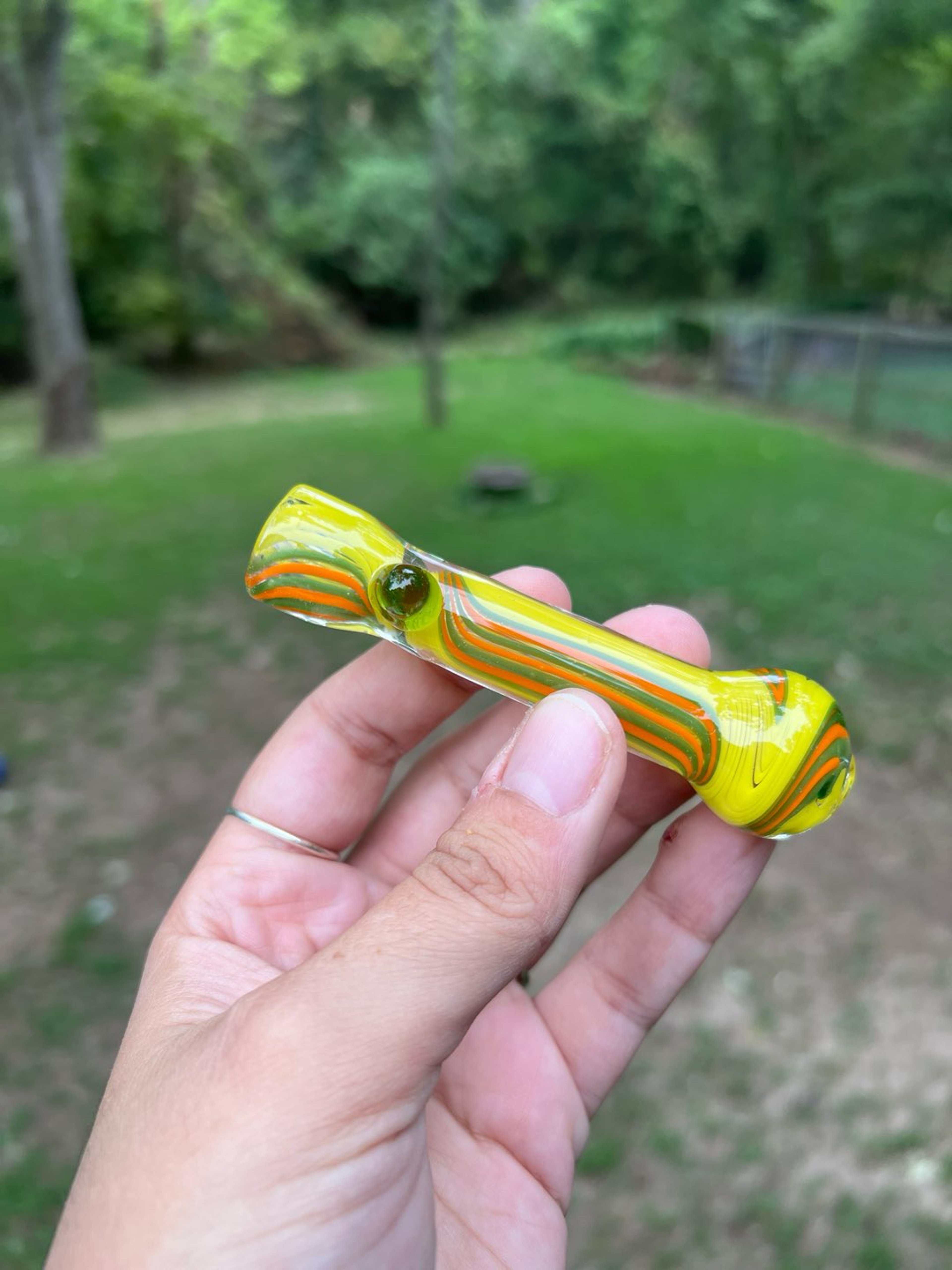Preview pic of Green/Yellow/Orange Chillum