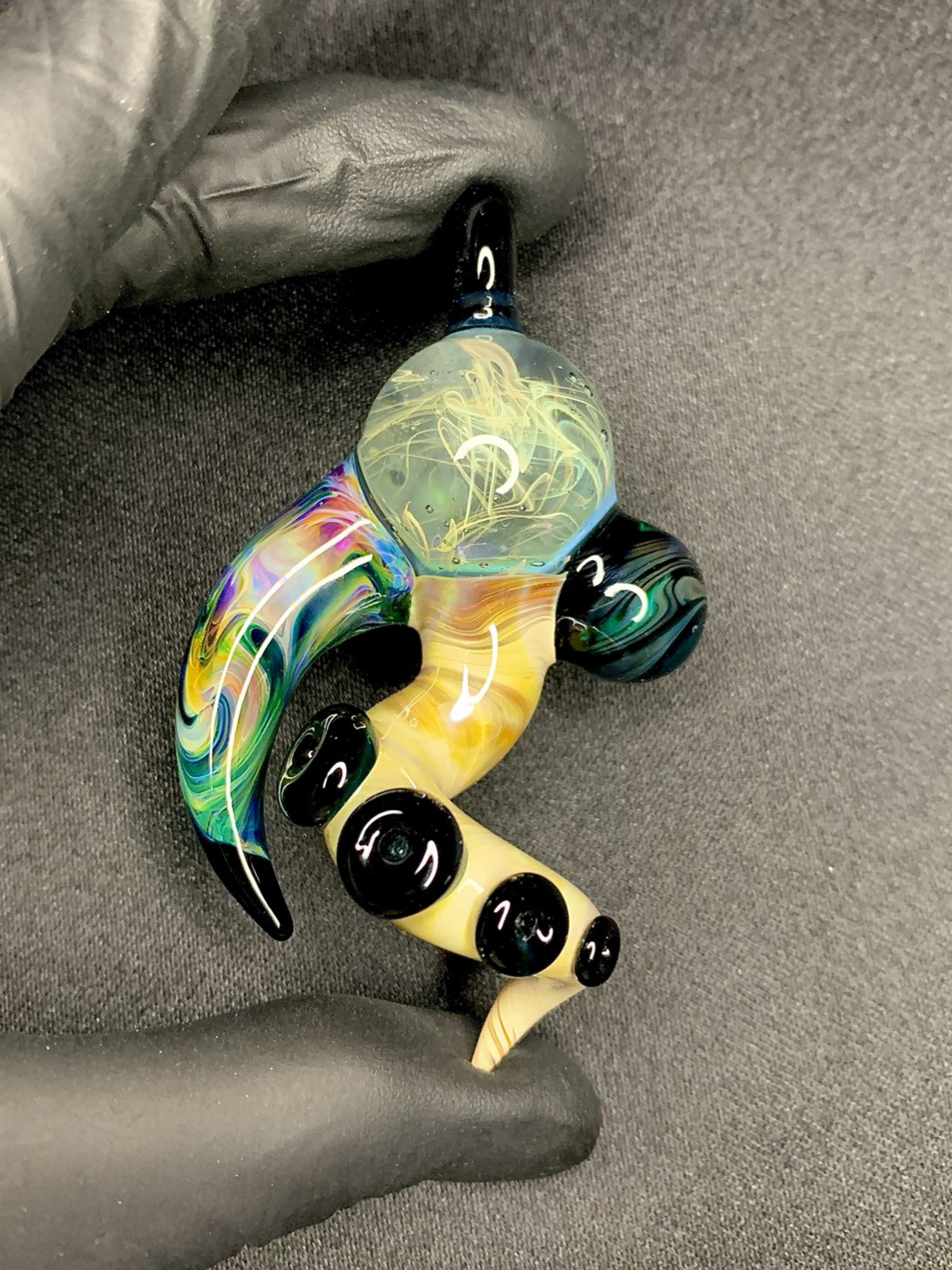Preview pic of Silver fumed chaos pendant