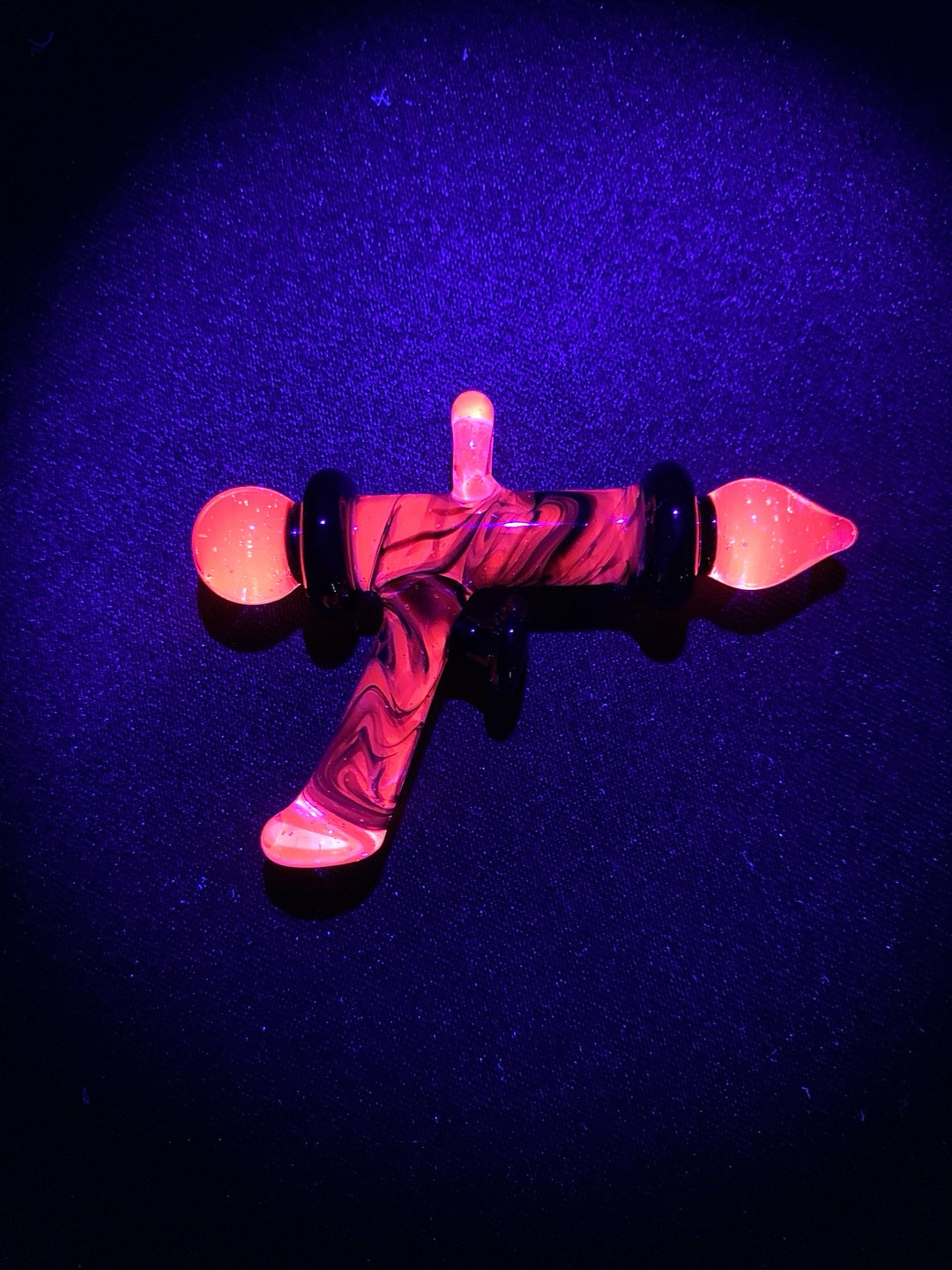 Preview pic of UV Lucy/Galaxy chaos ray gun pendant