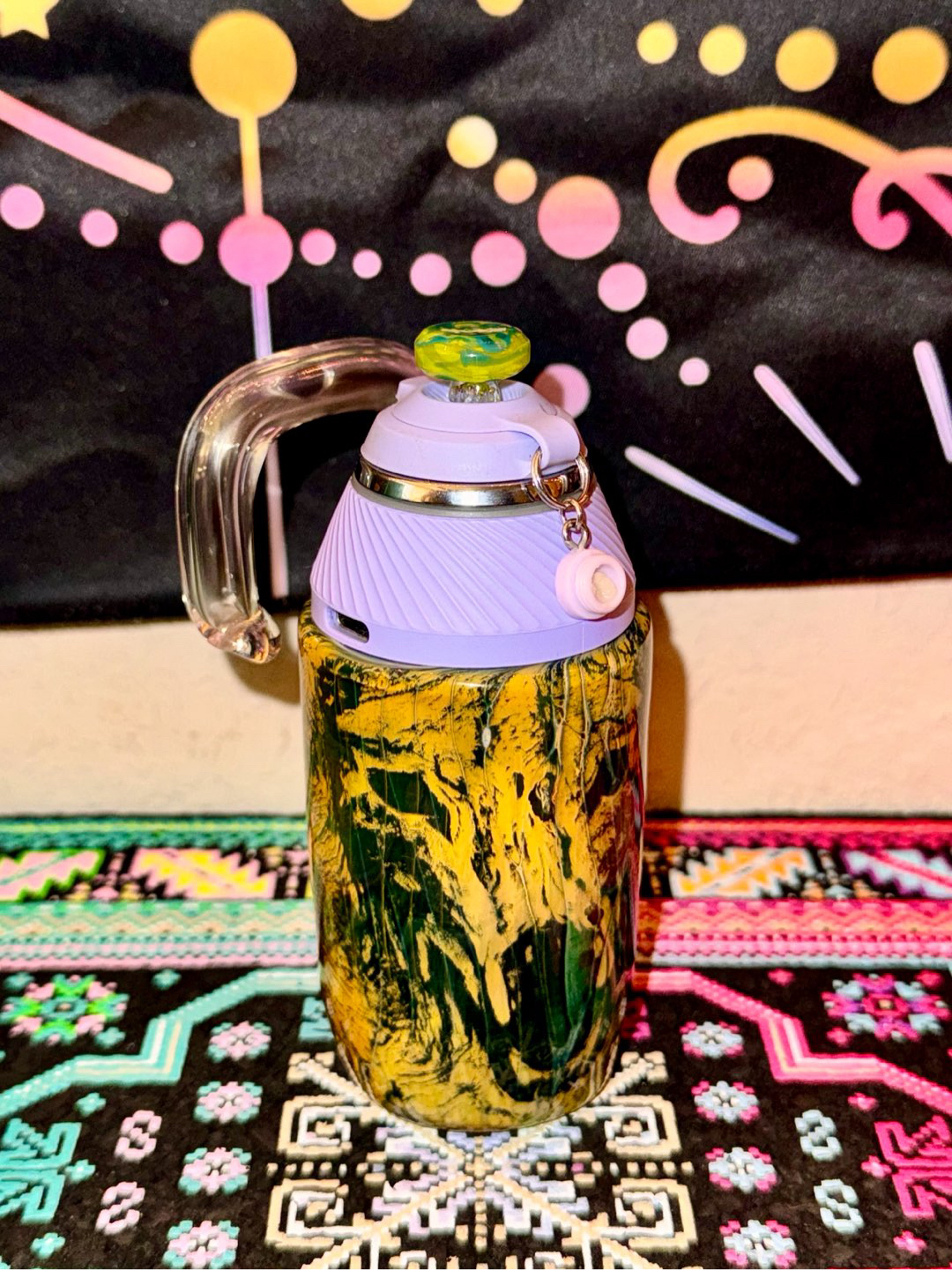 Preview pic of Coopers Glass Proxy Puffer Pendant w/matching MGD joystick