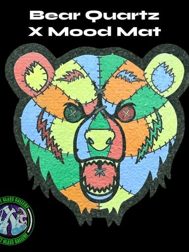 Preview pic of Moodmats - Dab Mat #45 - Bear Quartz Voodoo