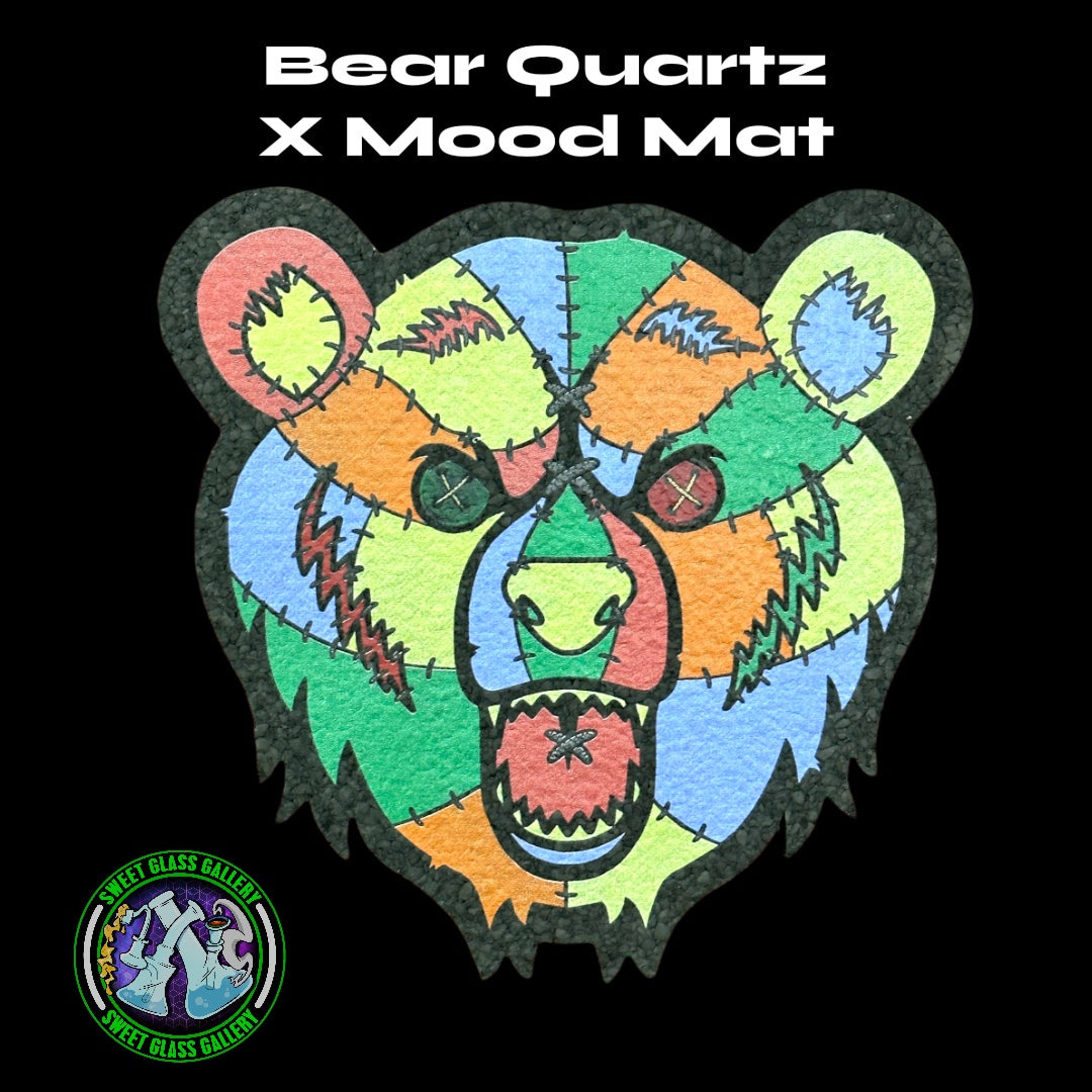 Preview pic of Moodmats - Dab Mat #45 - Bear Quartz Voodoo