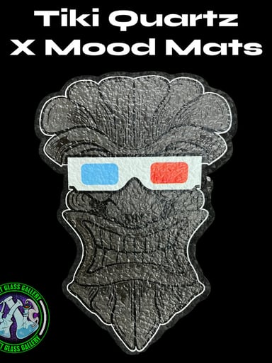 Preview pic of Moodmats - Dab Mat #74 - Tiki Quartz 3D Glasses