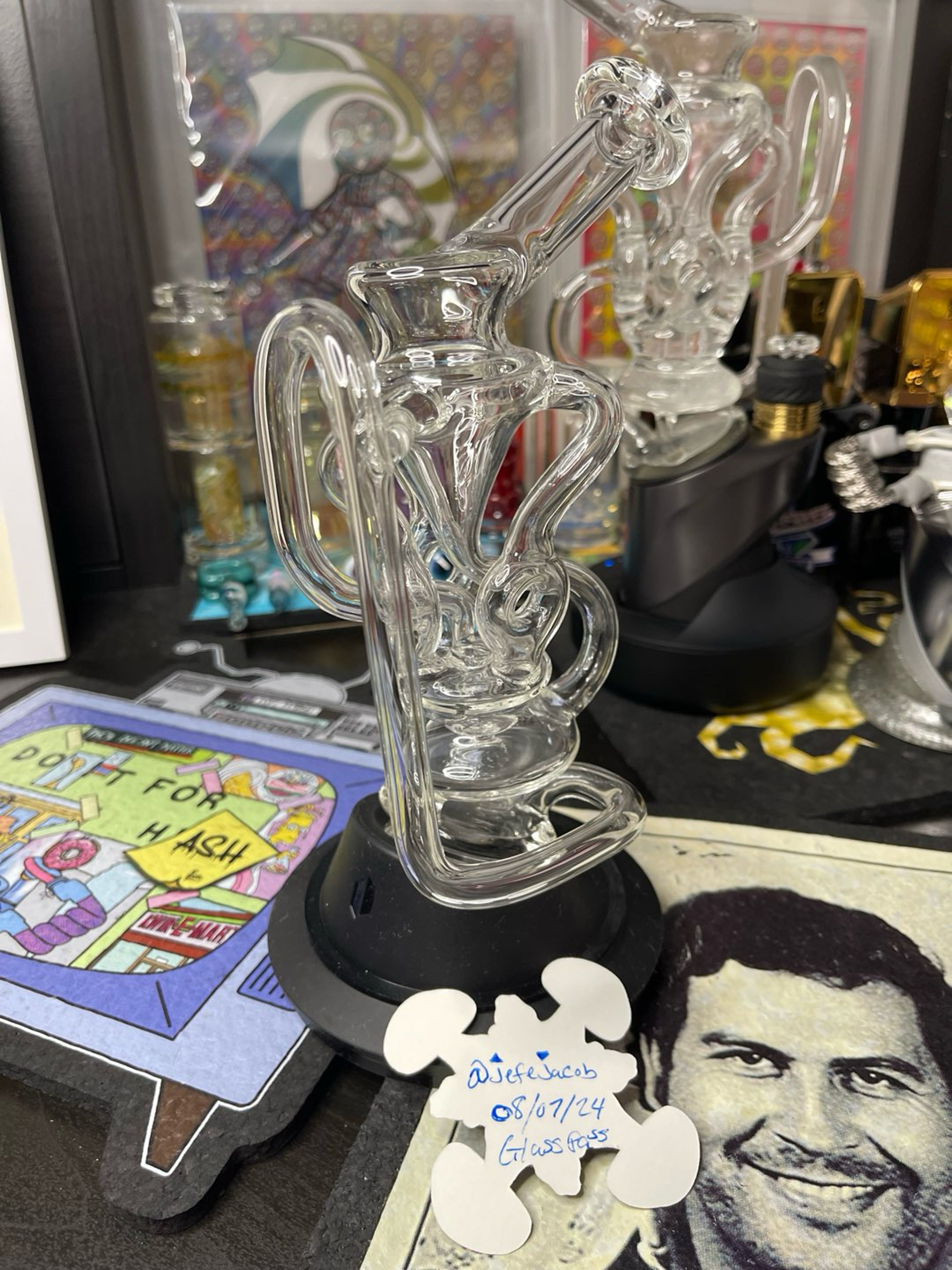 Preview pic of OTW TRIPPLE DONUT PUFFCO ATTATCHMENT GLASS