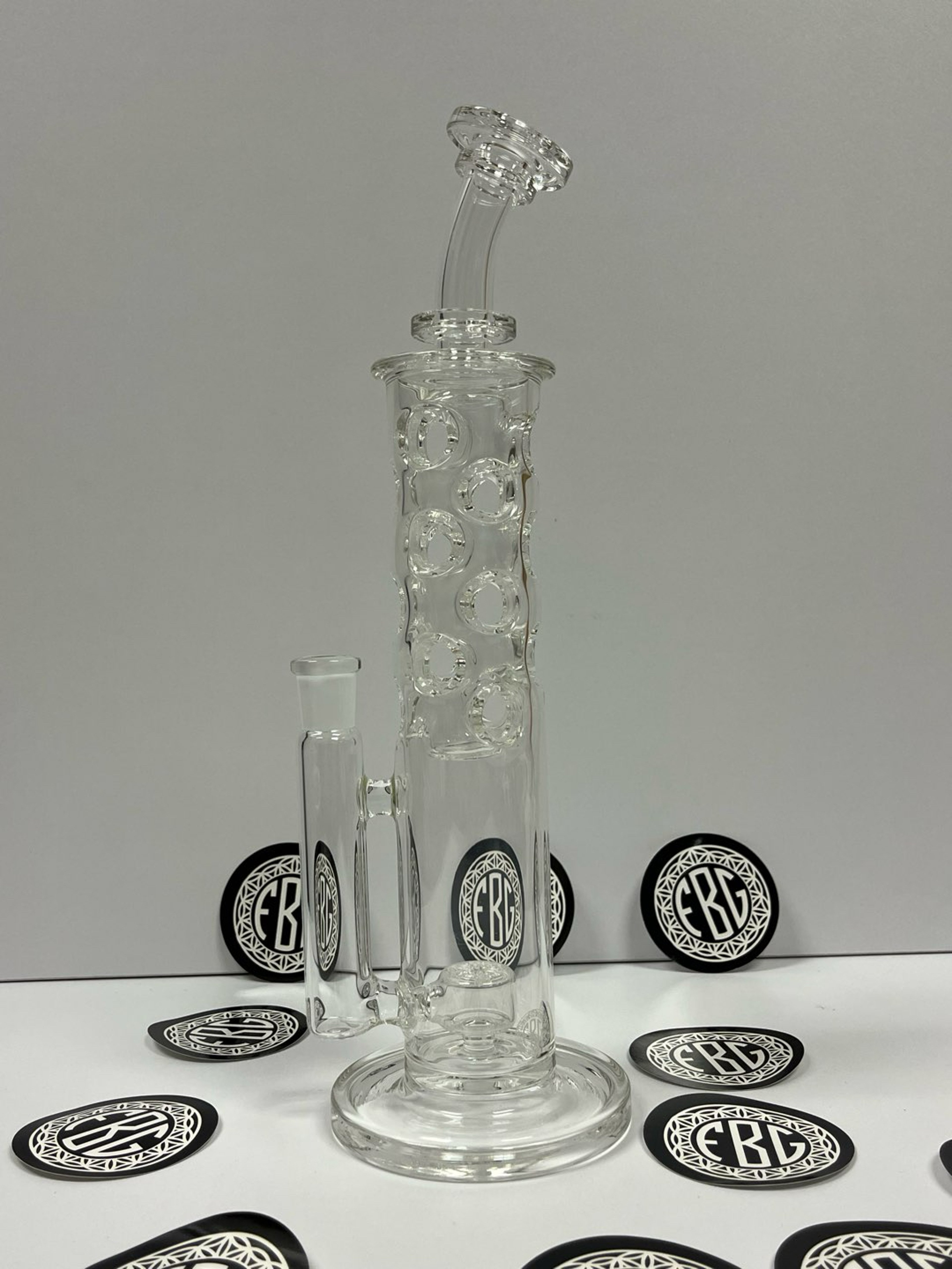 Preview pic of FatBoy Tall Straight Fab 14mm 90 Clear over 12 inches tall brand NEW