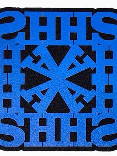 Preview pic of “HashSimile” Blue Moodmat by Lot Comedy