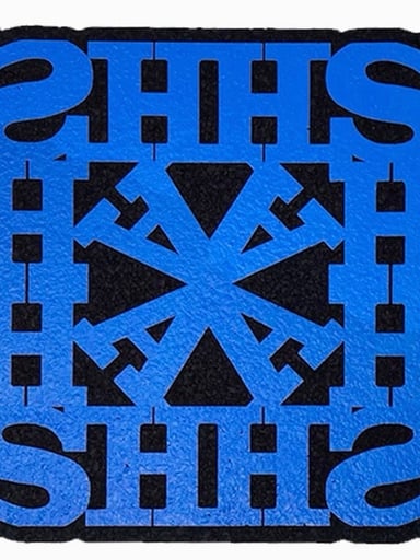 Preview pic of “HashSimile” Blue Moodmat by Lot Comedy