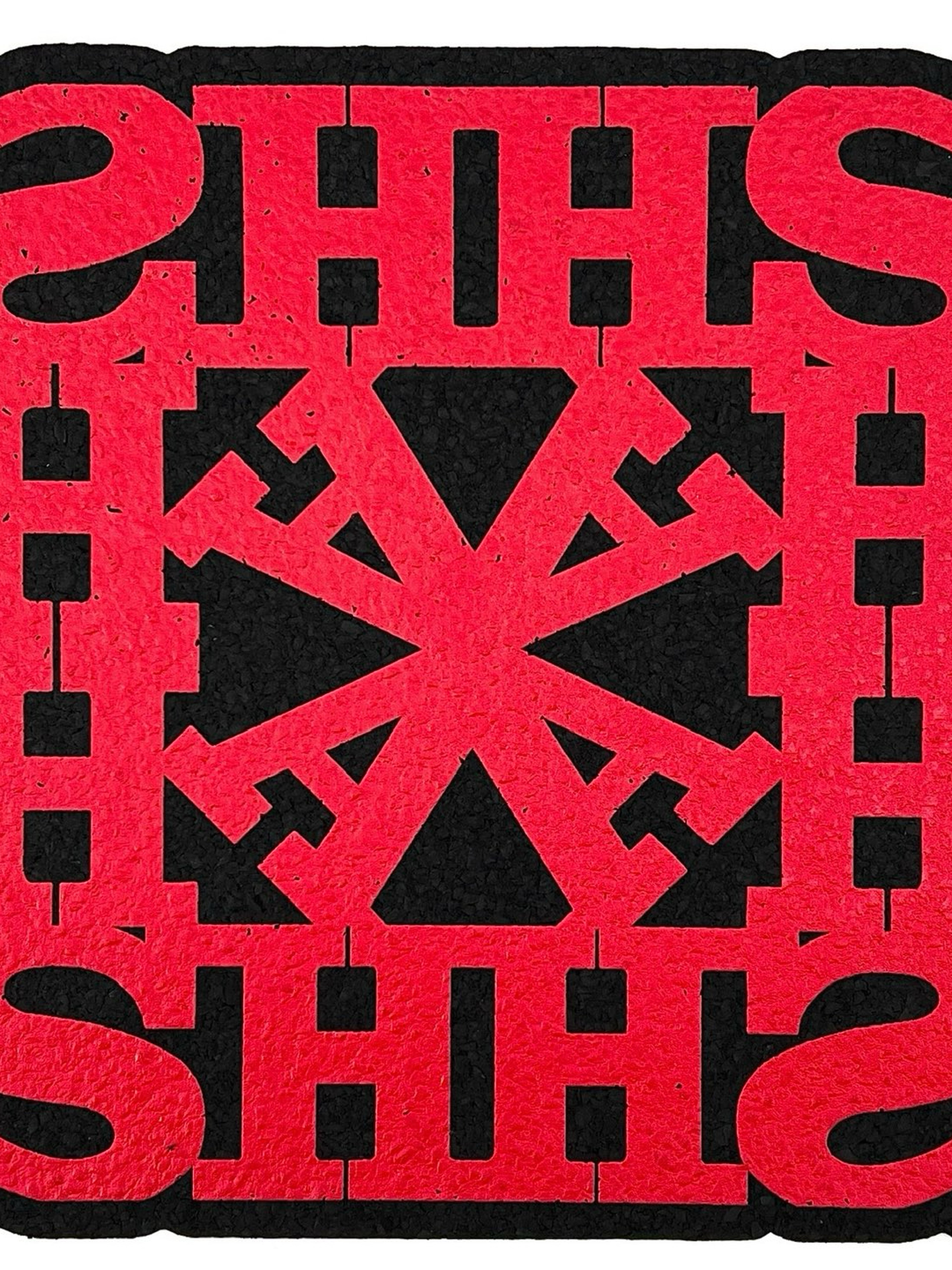 Preview pic of “HashSimile” Red Moodmat by Lot Comedy