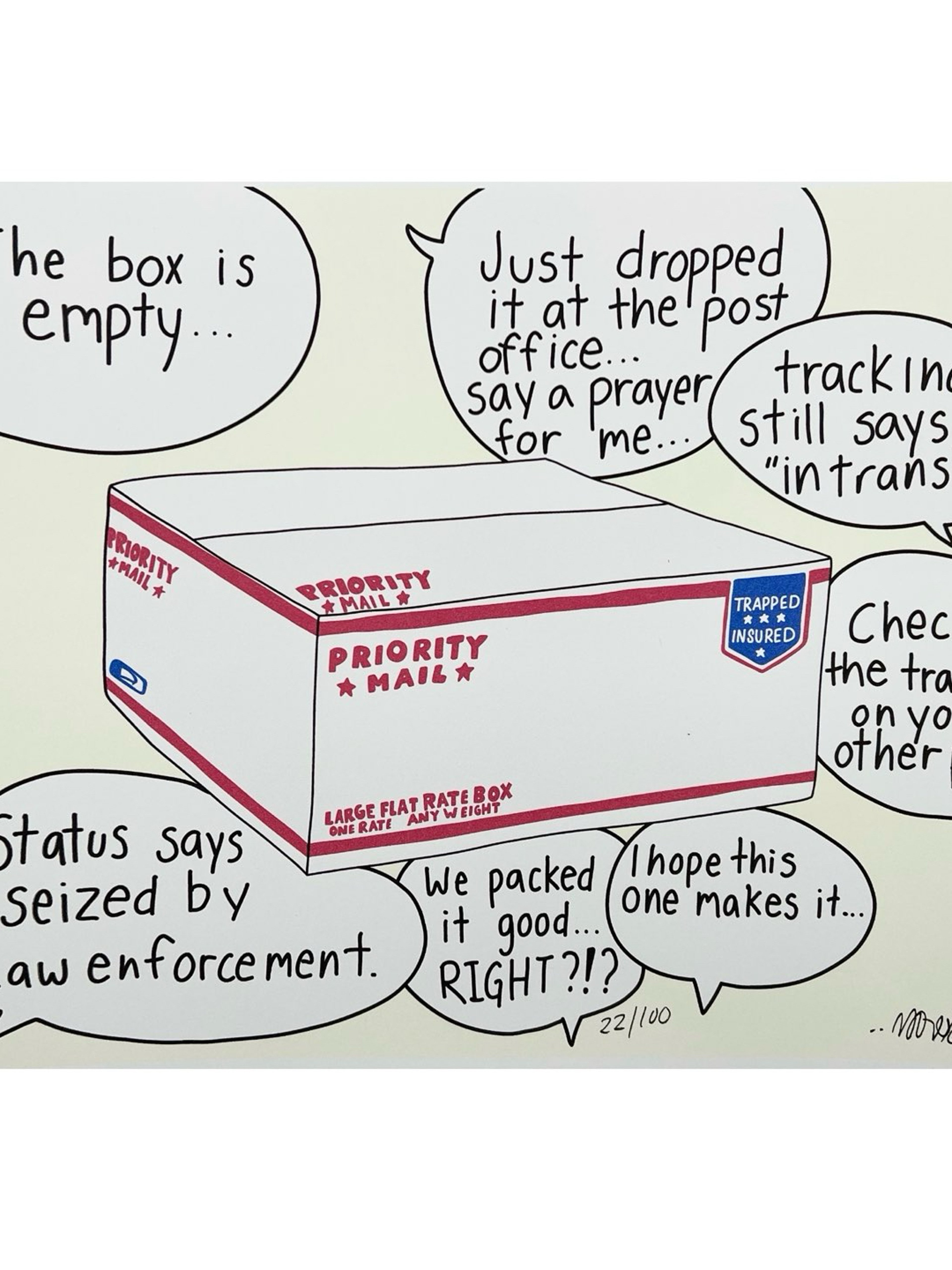 “In Transit” print by Lot Comedy image 0