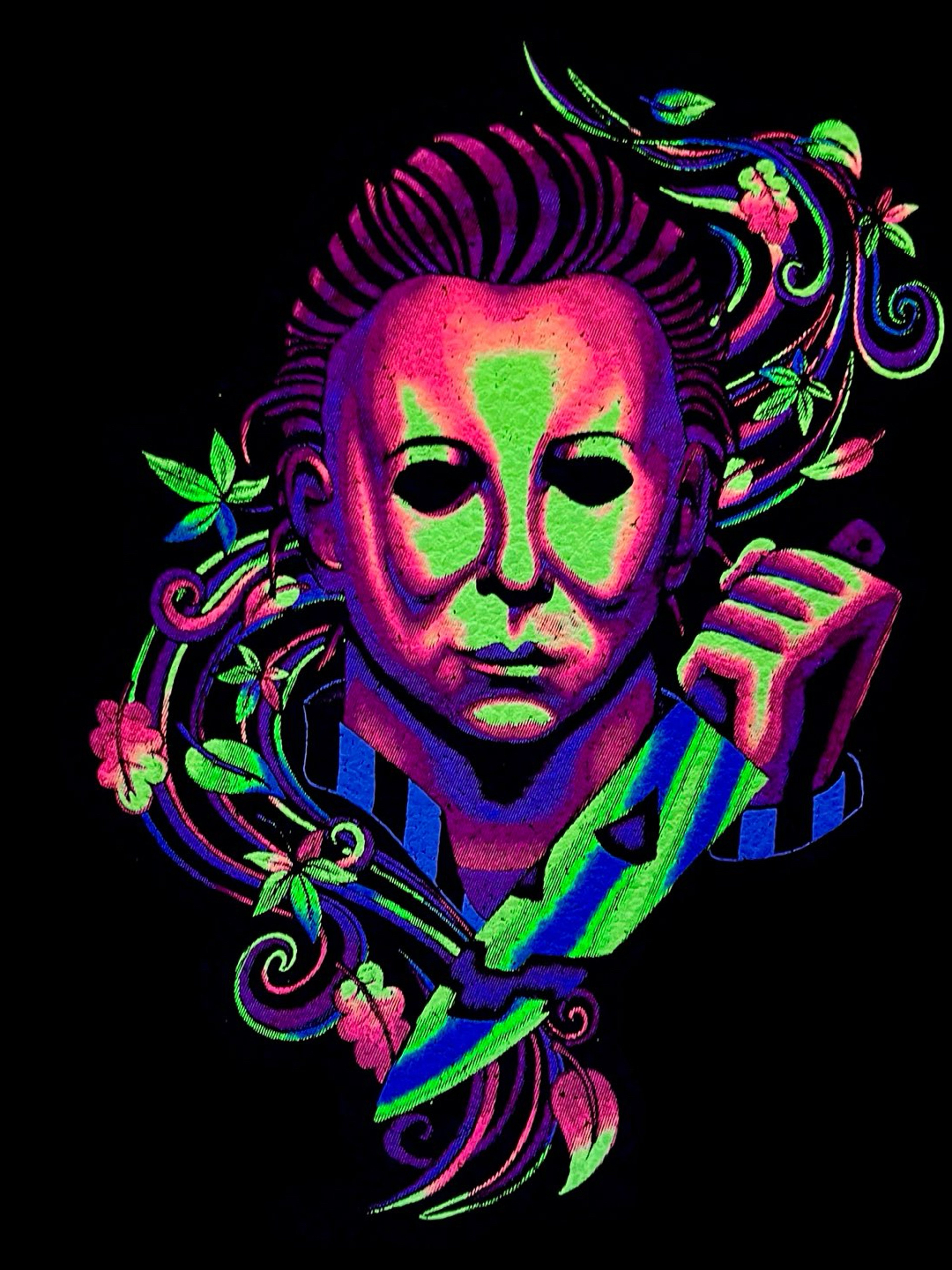 Preview pic of UV Michael Myers 12” Mat by Moodmats x Briz Bazaar