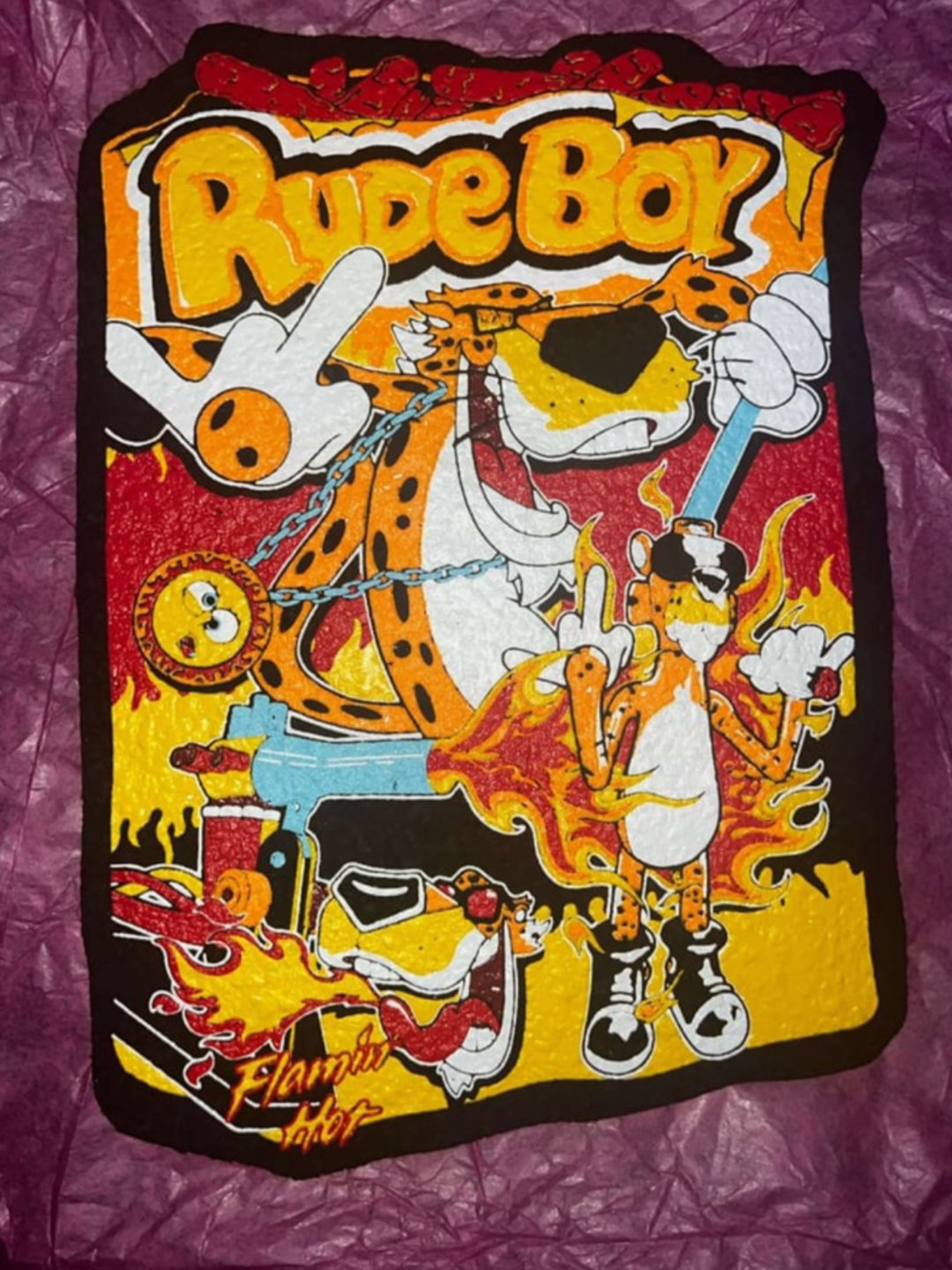 Preview pic of Rude boy hot Cheeto moodmat