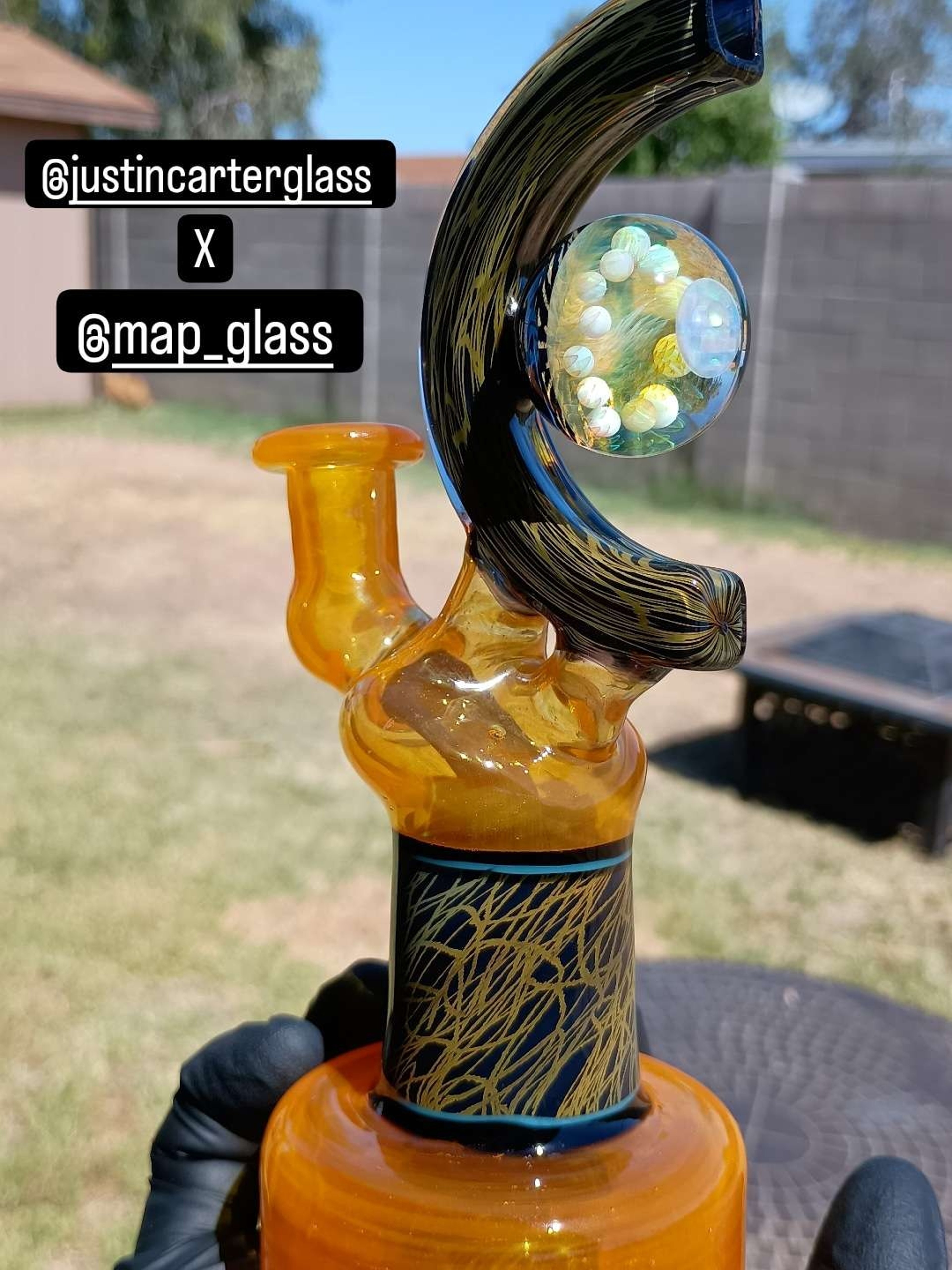 Preview pic of Justin Carter x Map Glass Collab