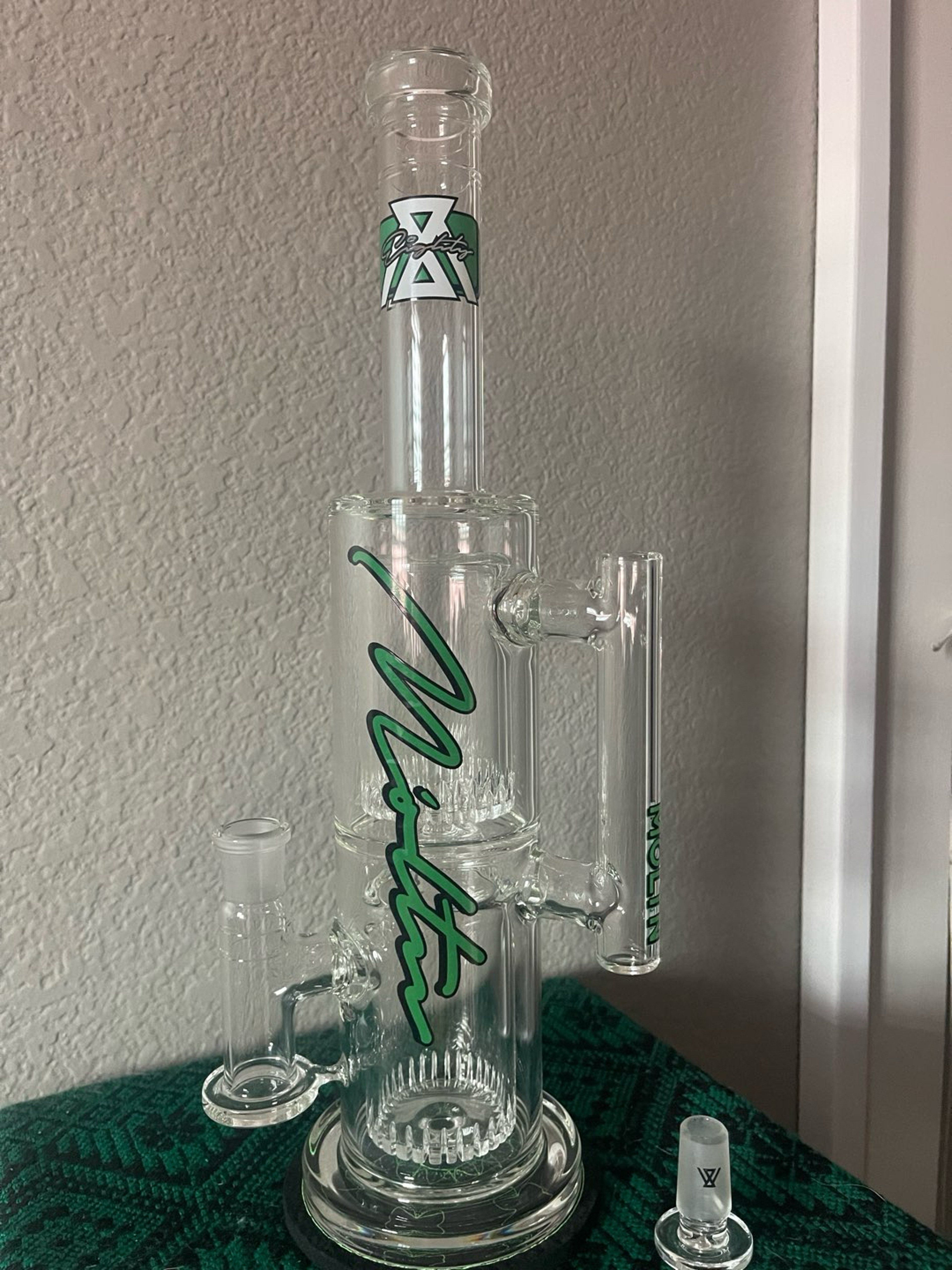 Preview pic of Moltn Tube with Double Can perc (Green)