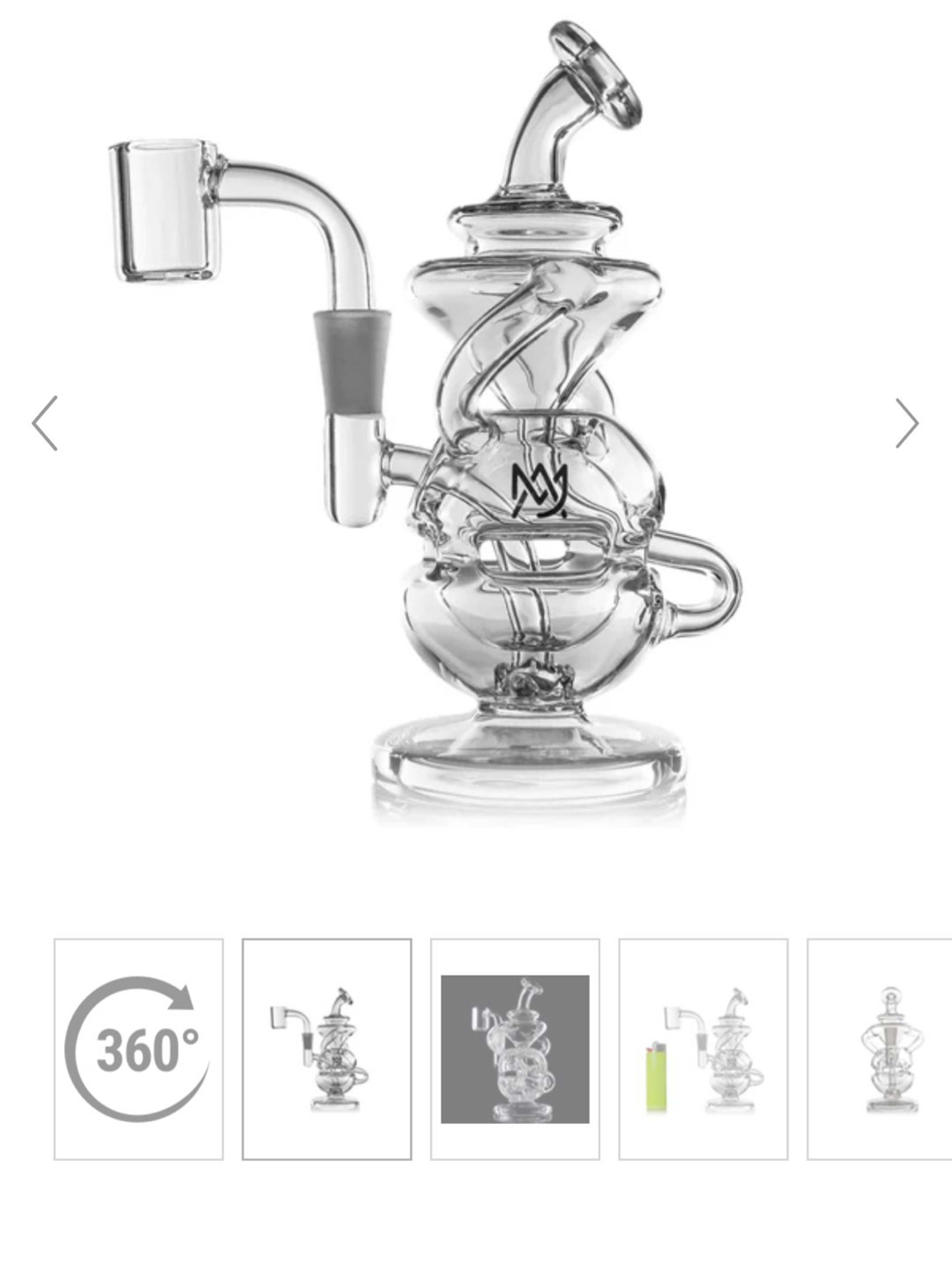 Preview pic of MJ Arsenal infinity mini dab rig